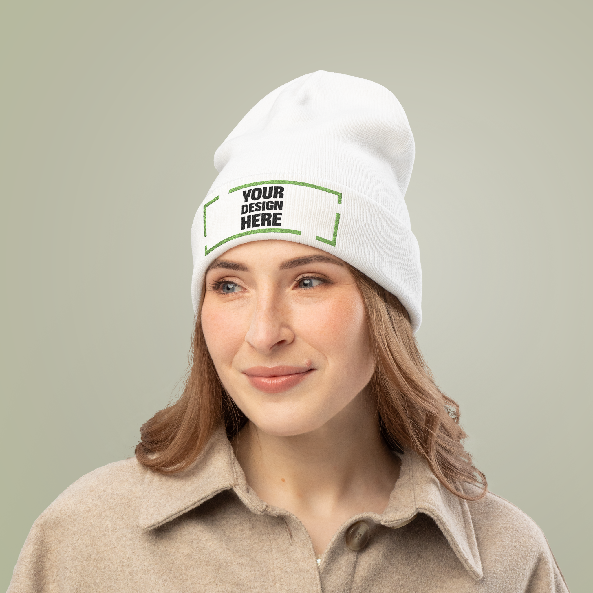 Knit Beanie (Embroidery)Design