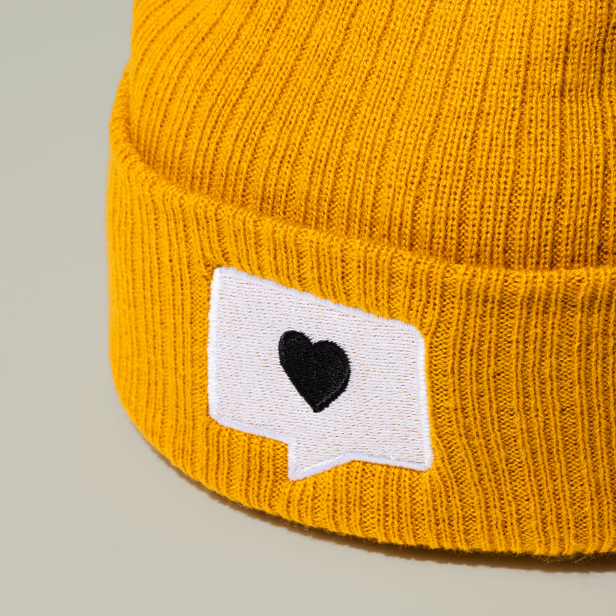 Ribbed Knit Beanie (Embroidery)