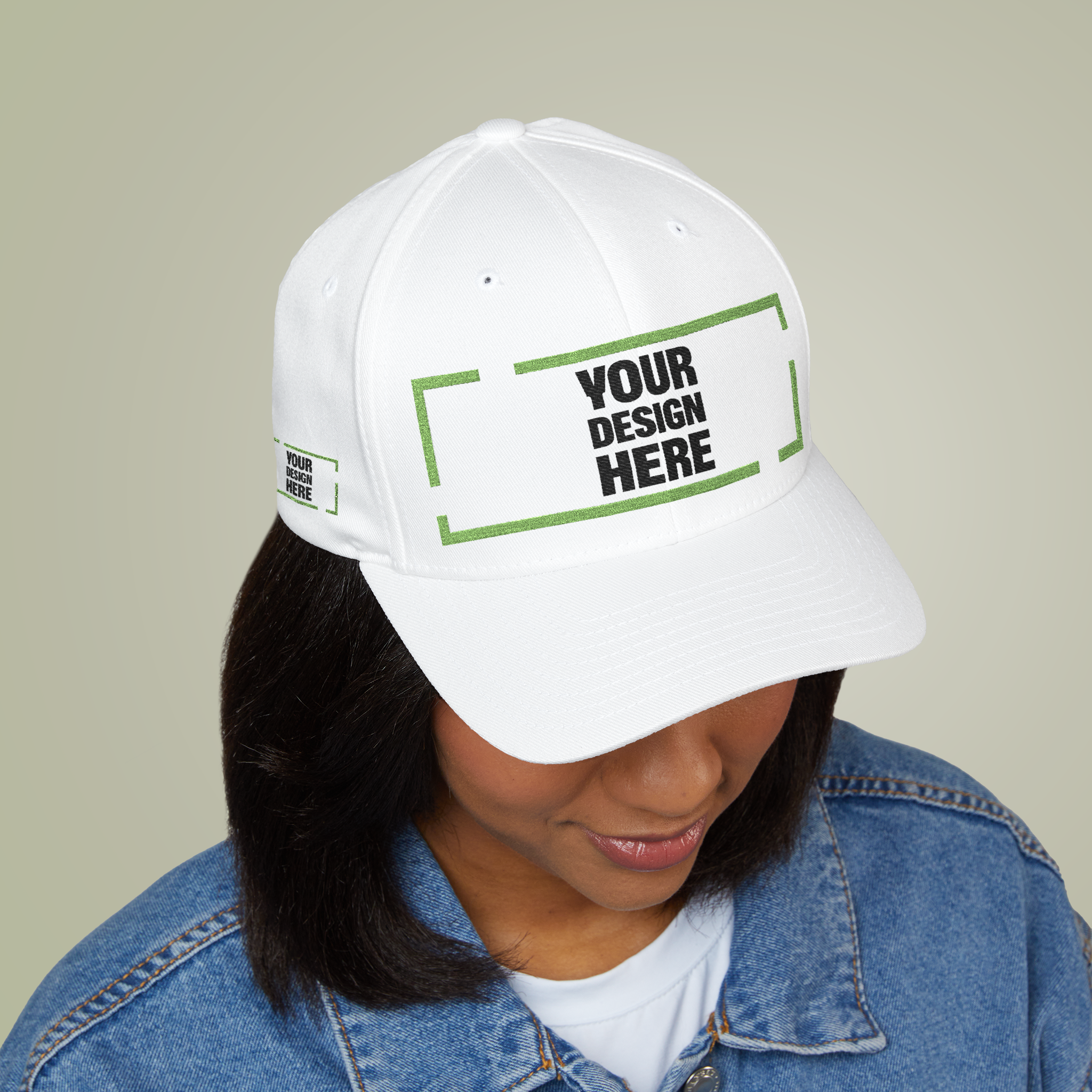 Closed-Back Structured Cap (Embroidery)