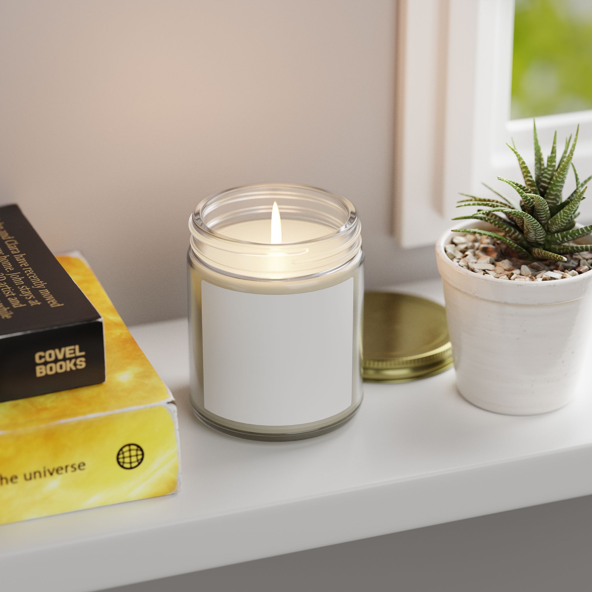 Scented Candles, Coconut Apricot Wax (4oz, 9oz) - Thumbnail Image