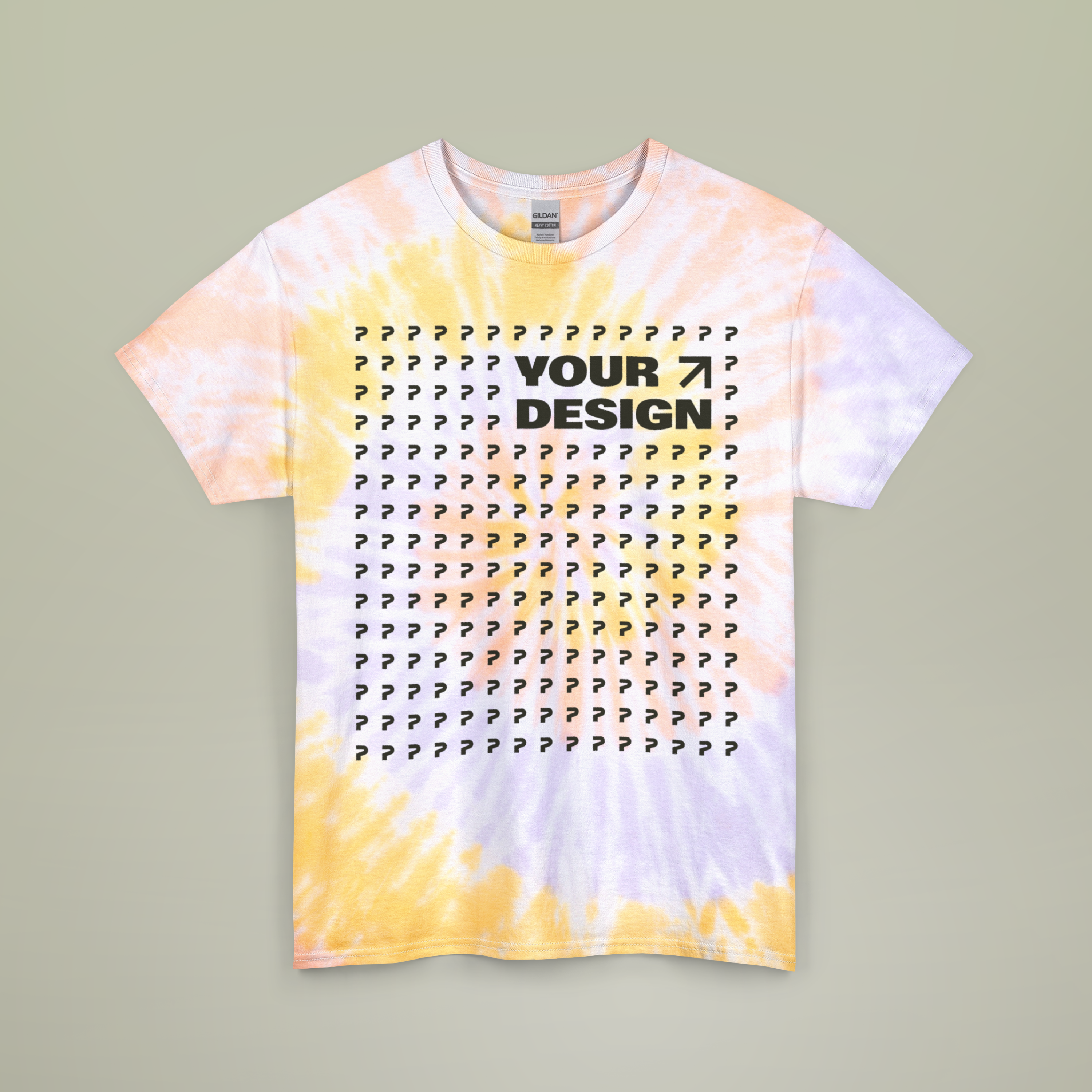 Unisex Tie Dye Cotton Tee - Thumbnail Image