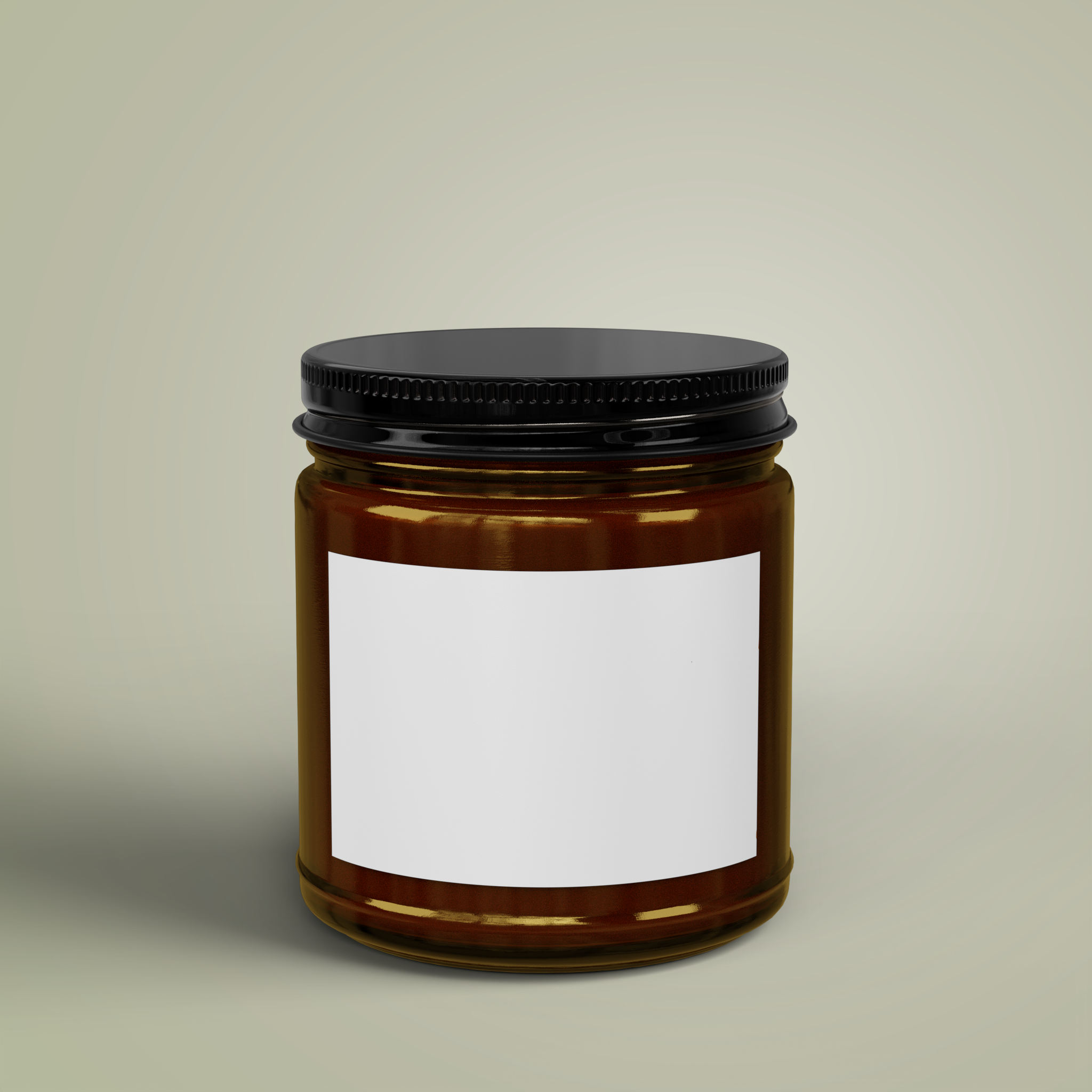 Scented Soy Candles with Black Lid, (4 and 9oz)Design