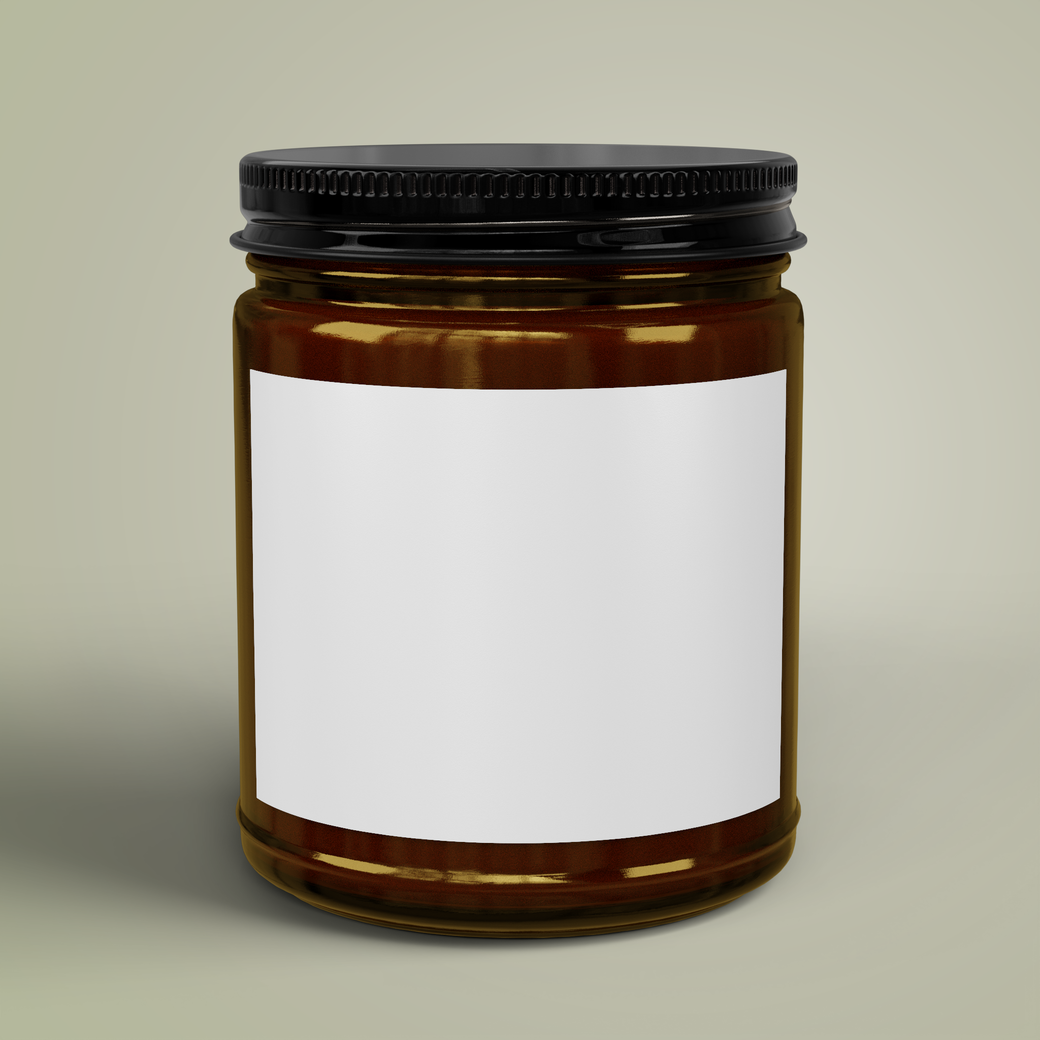 Scented Soy Candles with Black Lid, (4 and 9oz) - Thumbnail Image