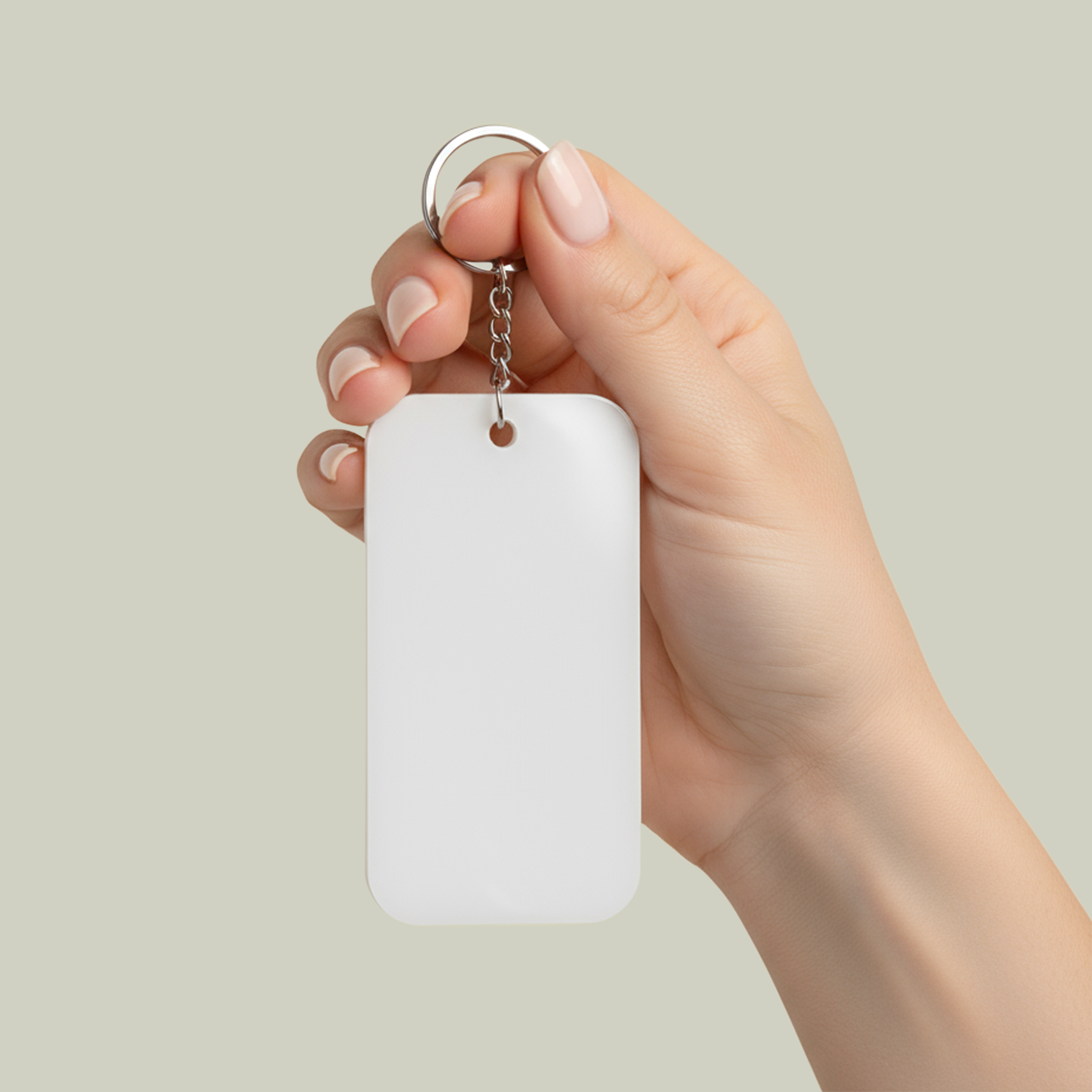 Double-Sided Keychain Charm - Main Image