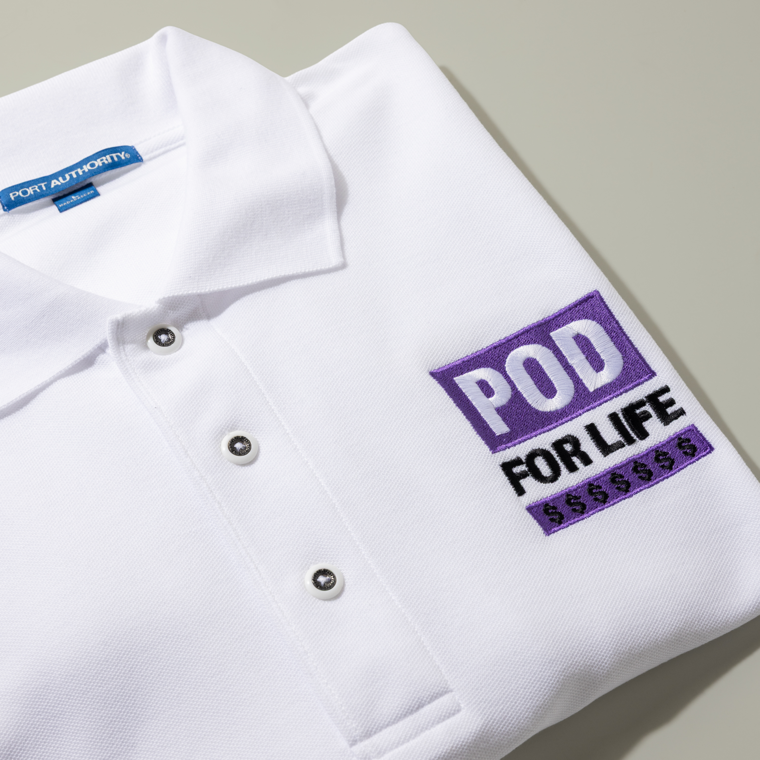 Custom Embroidery Polo Shirt | Print On Demand