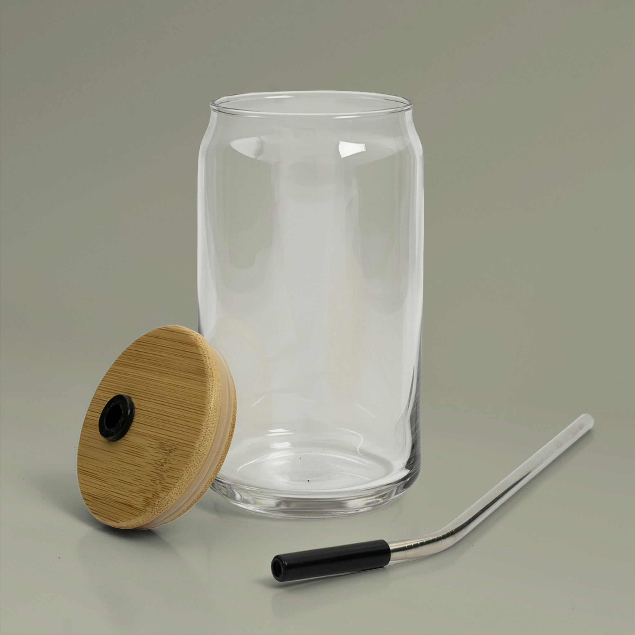 Can Glass with Lid, 16oz (Engraving) - Thumbnail Image