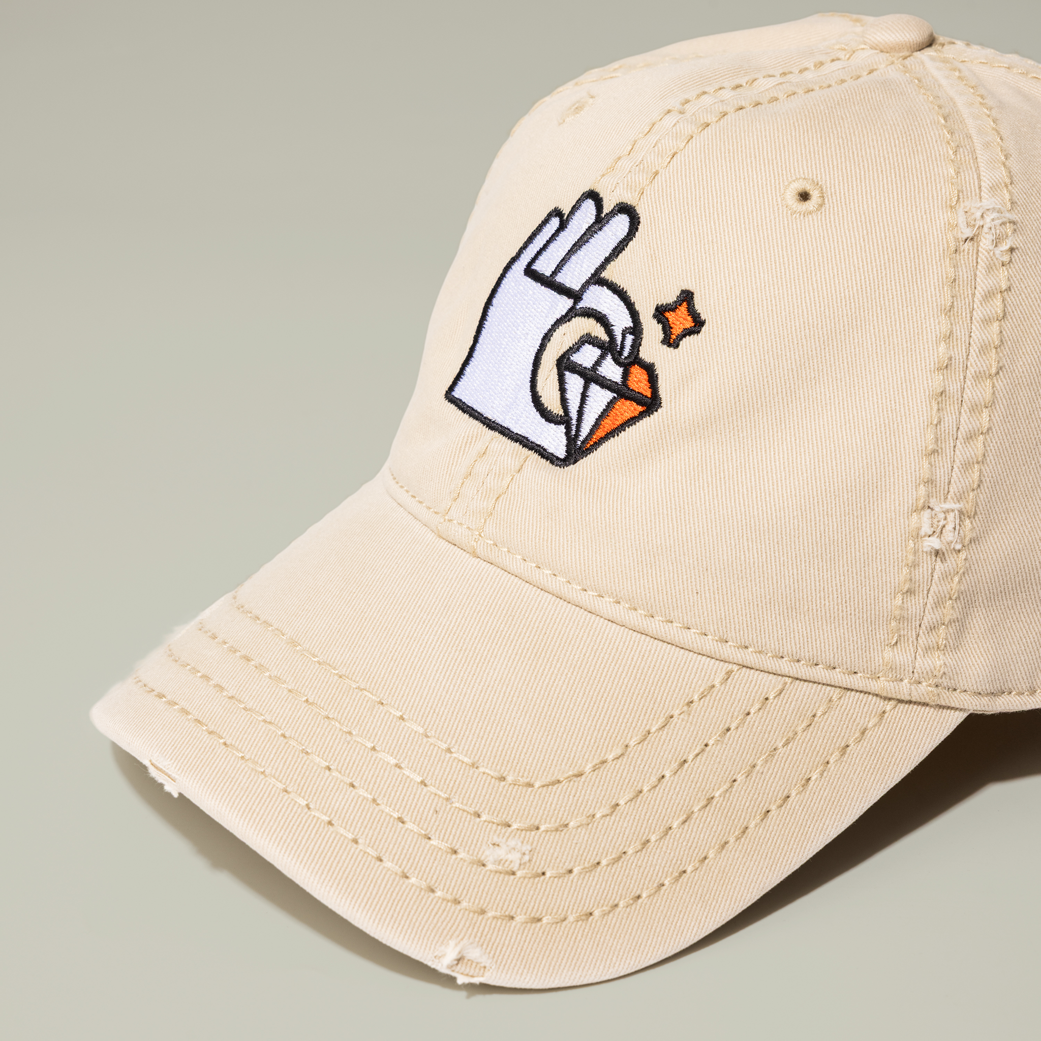 Distressed Dad Hat (Embroidery) - Thumbnail Image