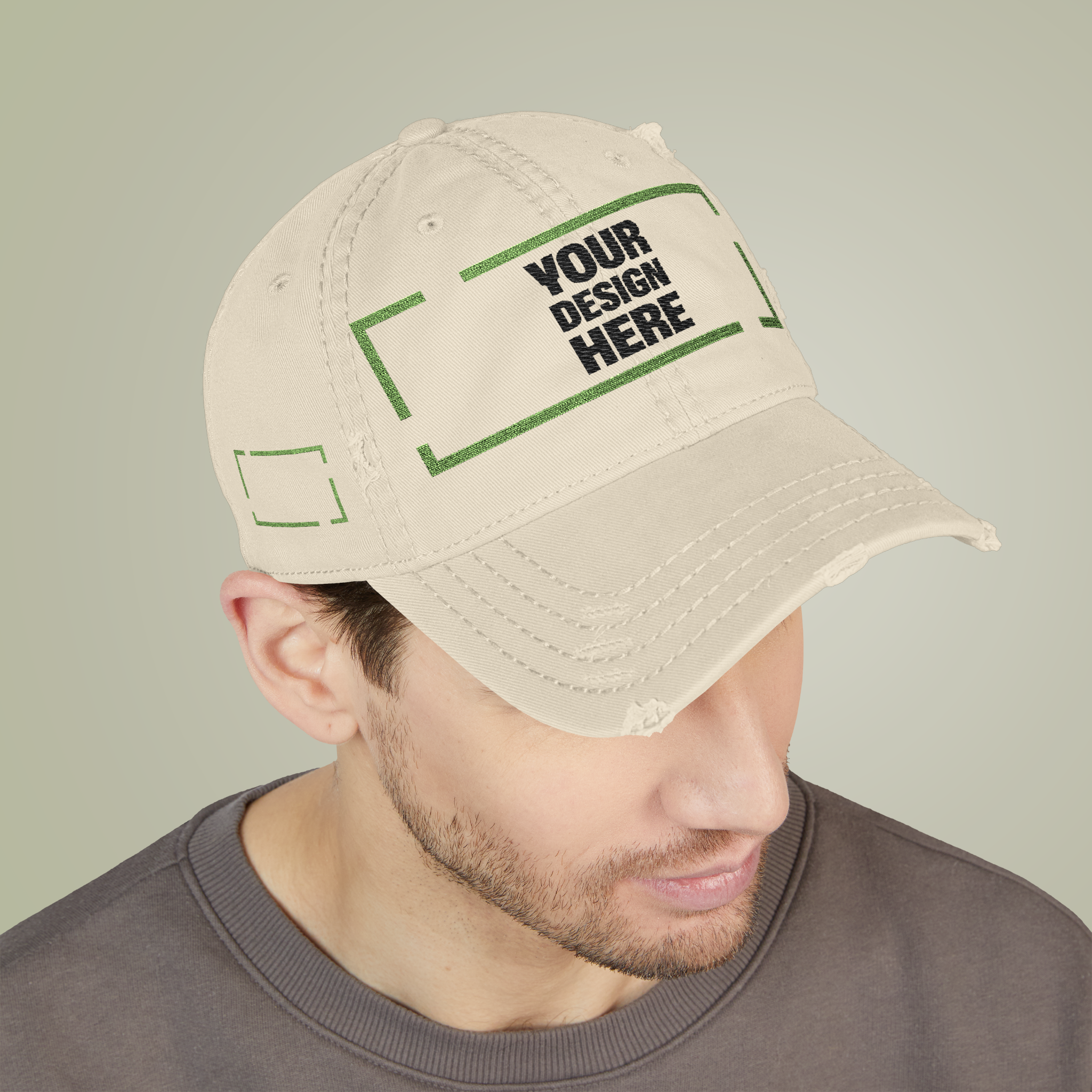 Distressed Dad Hat (Embroidery) - Thumbnail Image