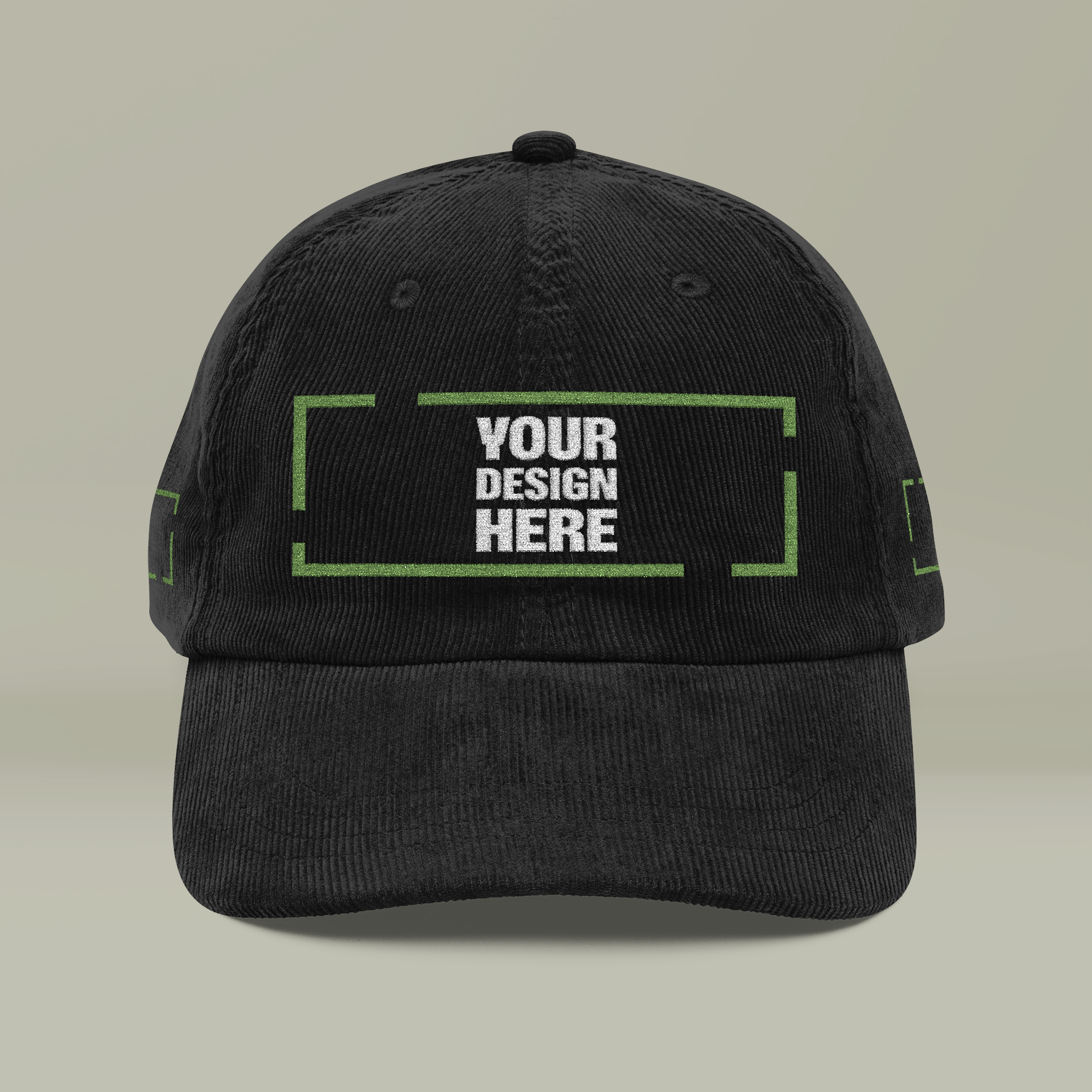 Vintage Corduroy Cap (Embroidery) - Thumbnail Image