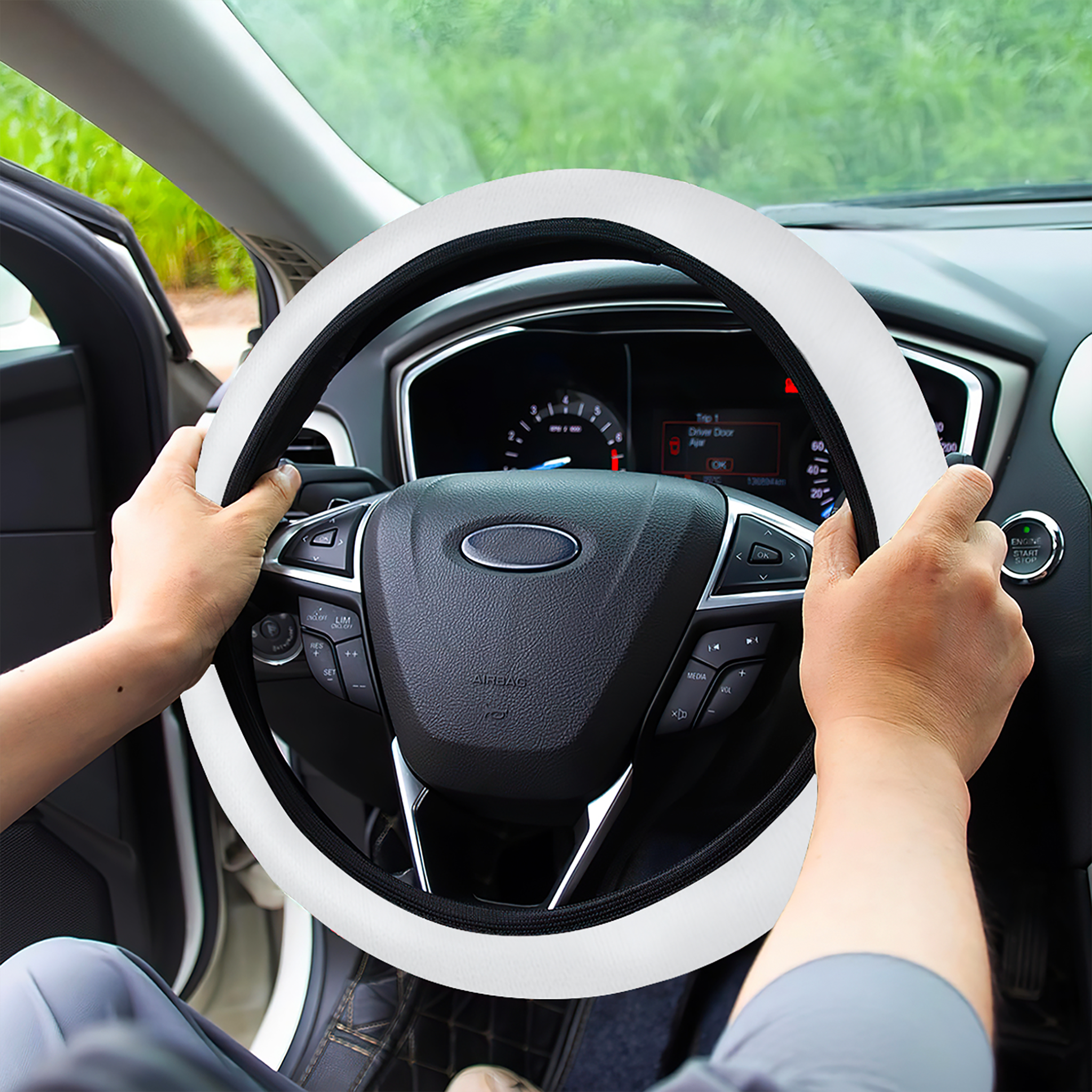 Car Steering Wheel Cover - Thumbnail Image