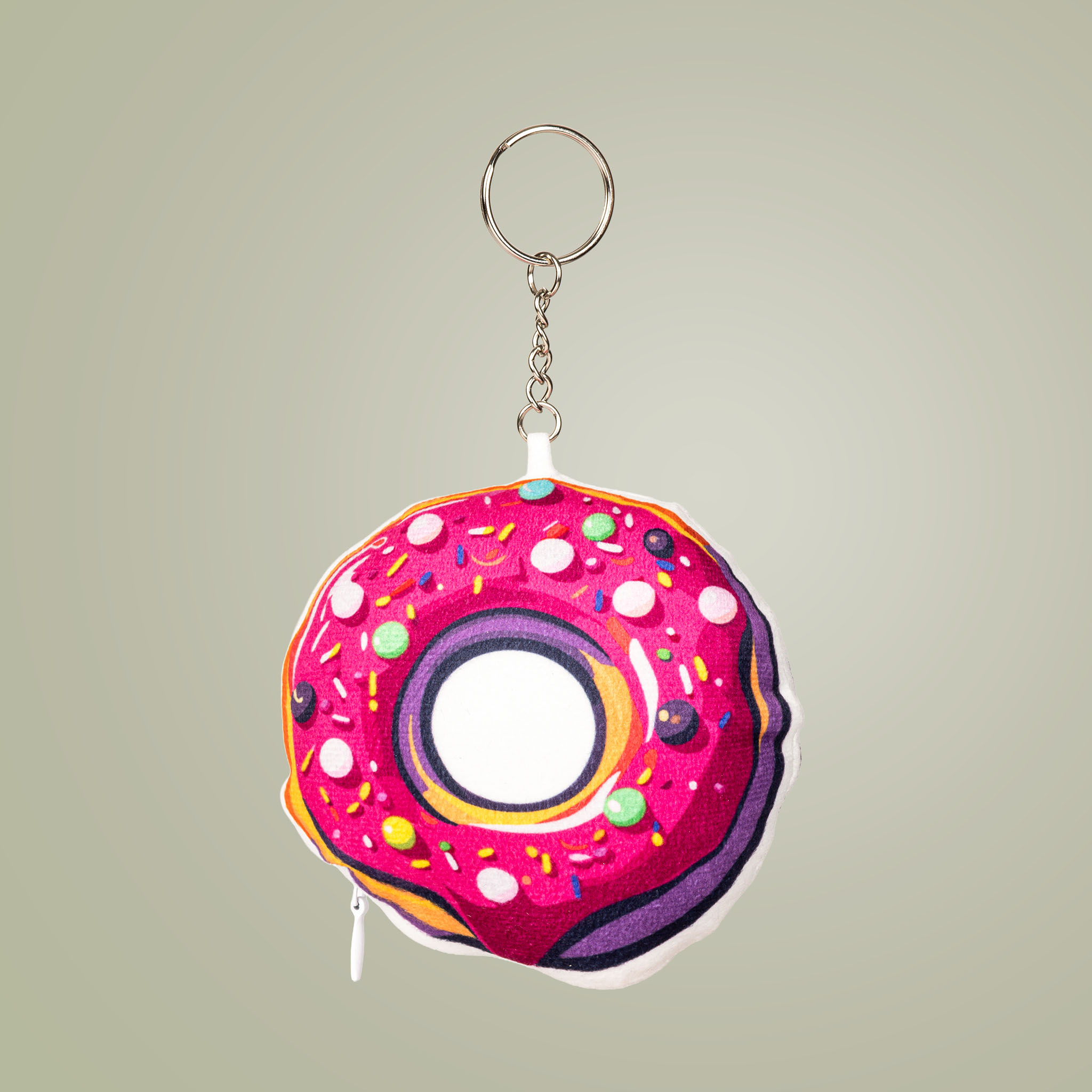 Custom Shape Mini Plush Keychain - Thumbnail Image