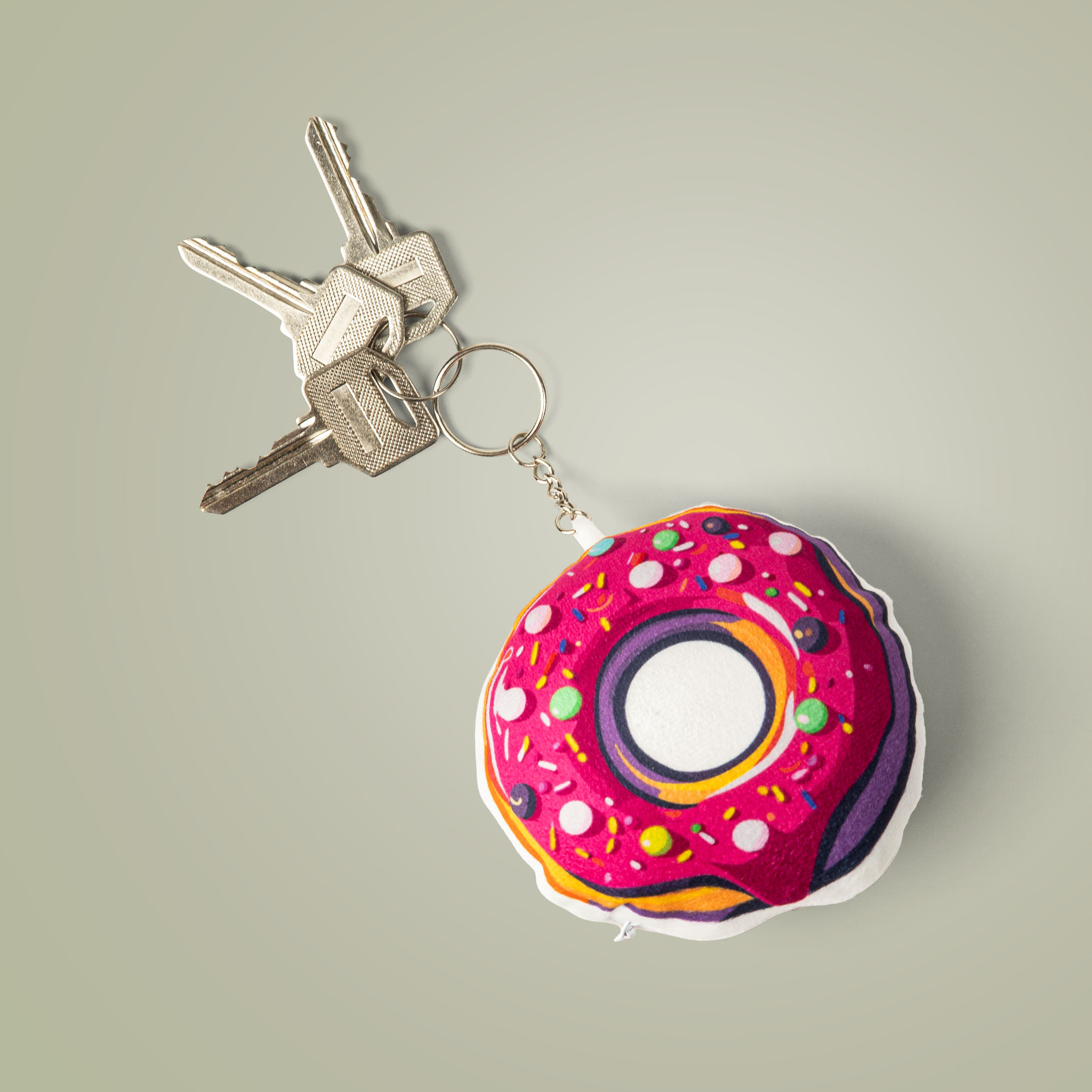 Custom Shape Mini Plush Keychain