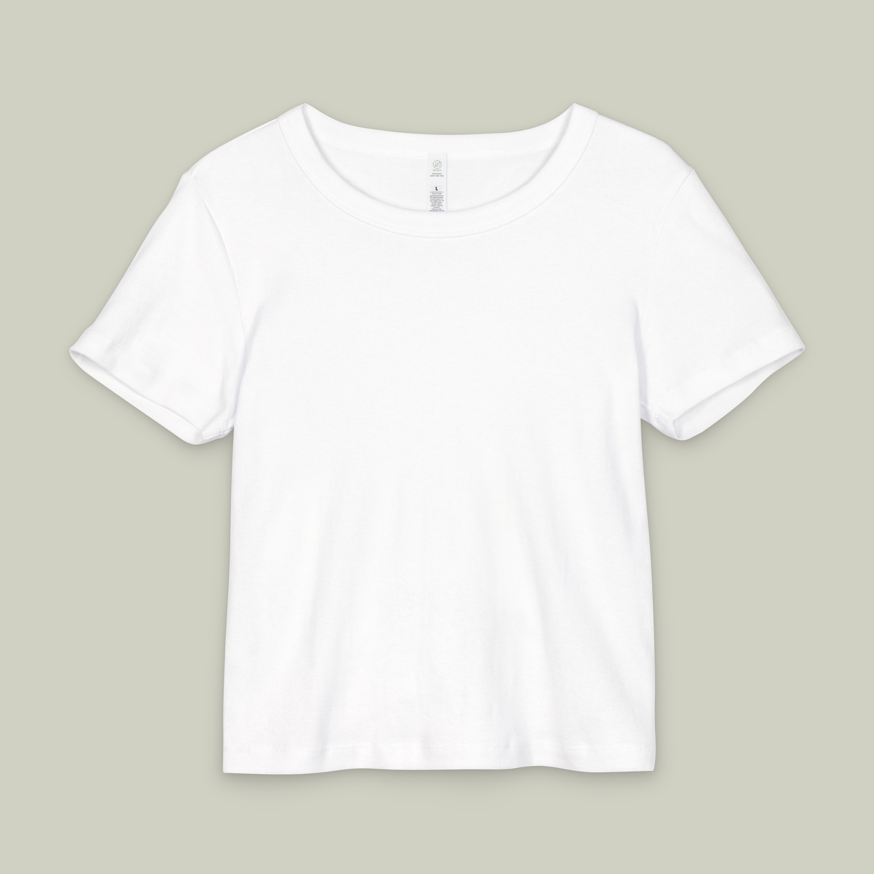 Organic Rib Baby Tee - Main Image