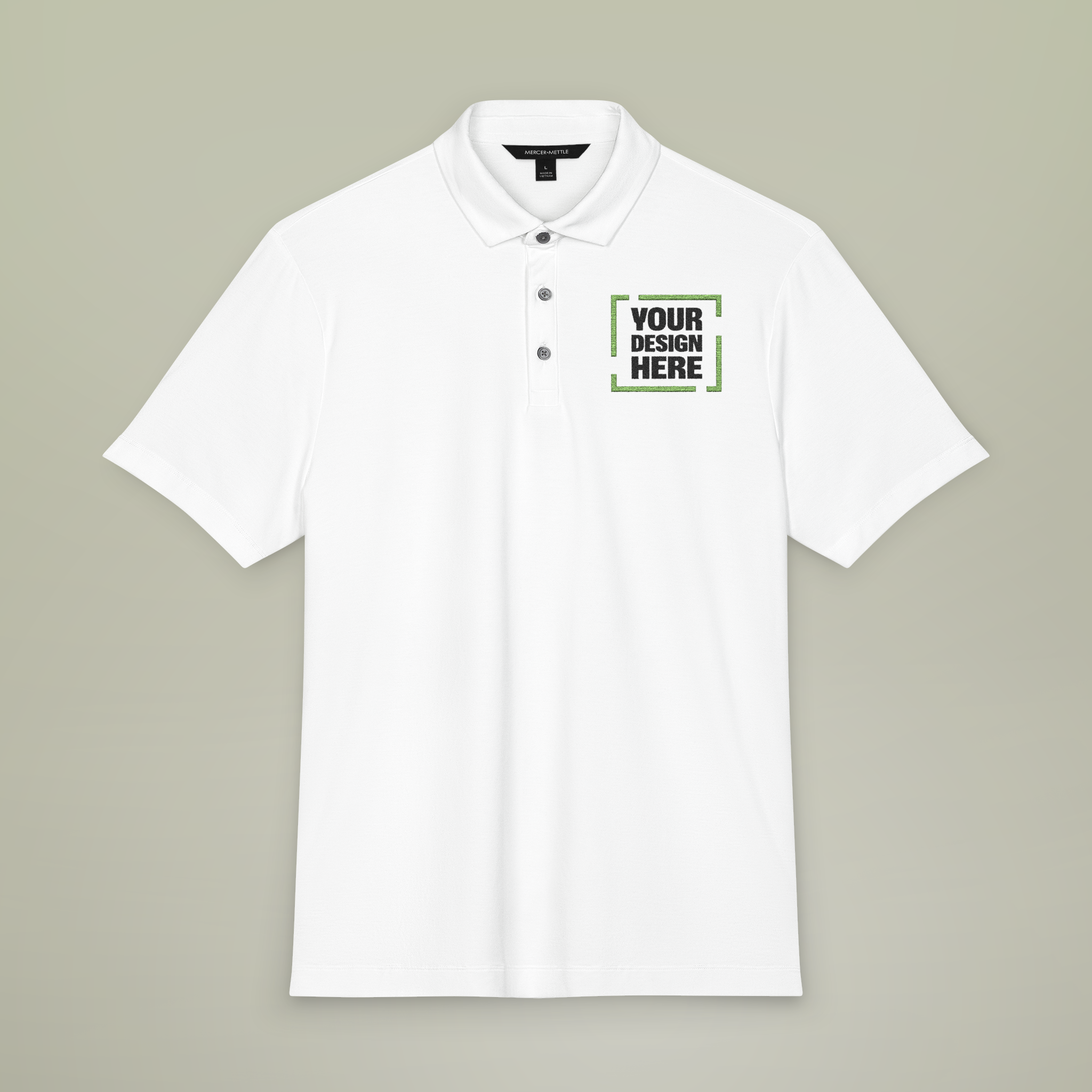 Mercer+Mettle® Men's Stretch Jersey Polo - Thumbnail Image