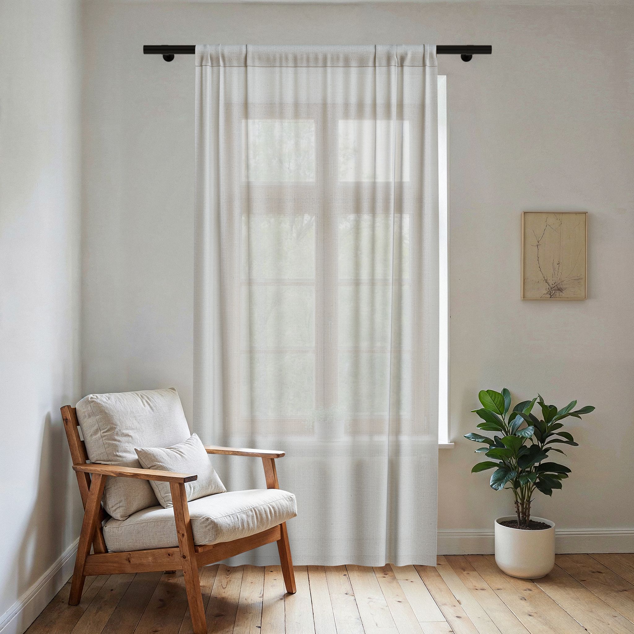 Sheer Window Curtain - Thumbnail Image