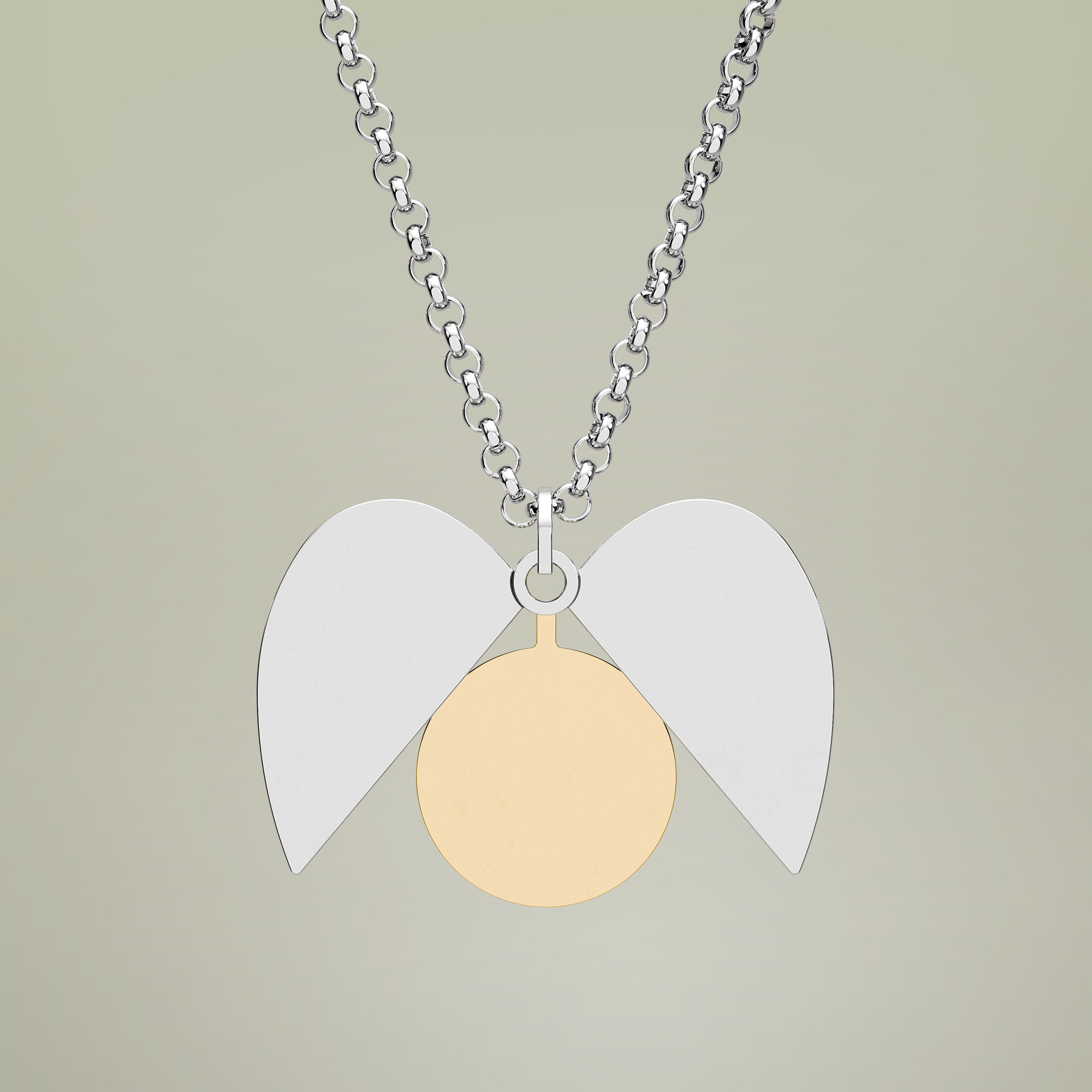 Hidden Message Heart Necklace (Engraving) - Thumbnail Image