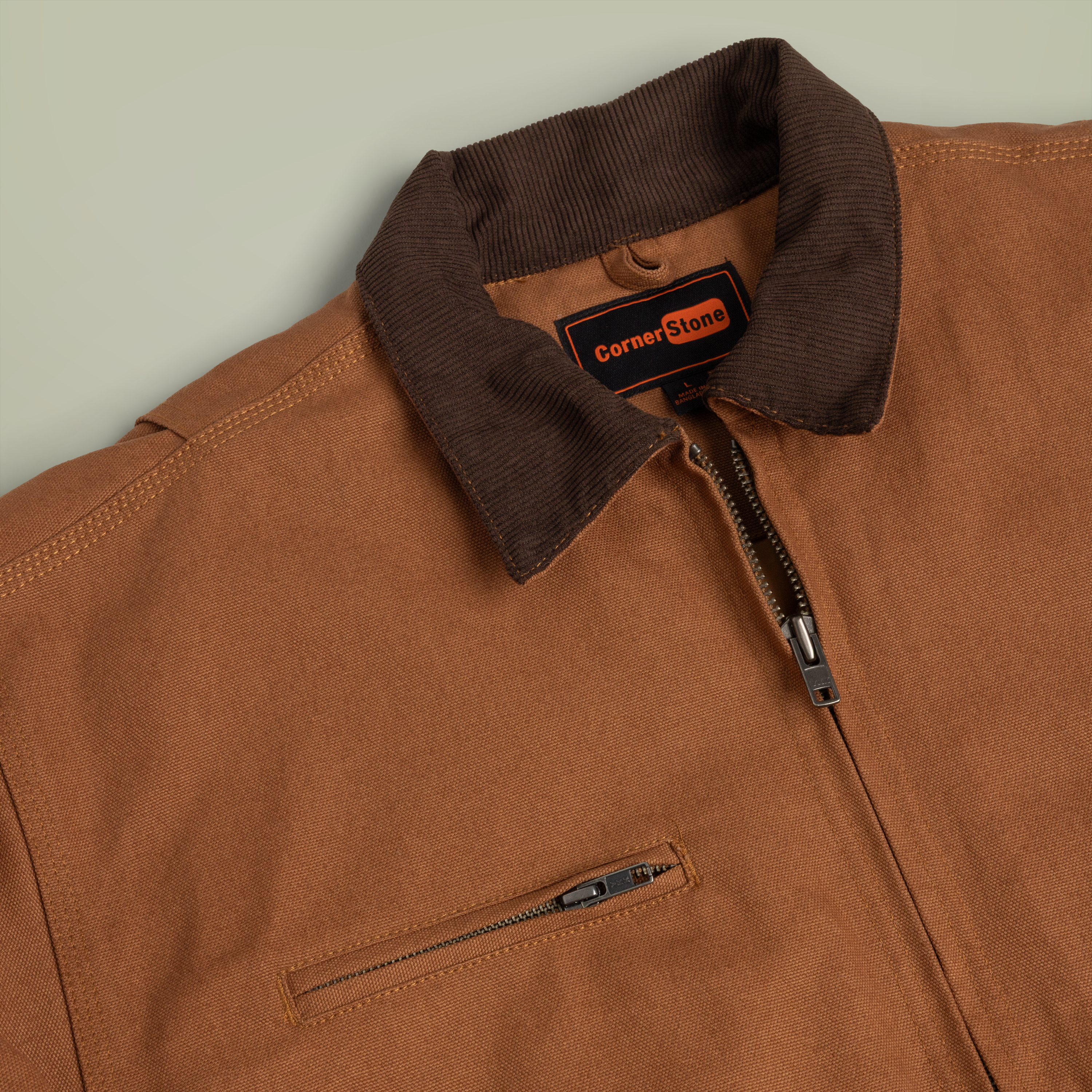 CornerStone® Unisex Duck Cloth Work Jacket  - Thumbnail Image