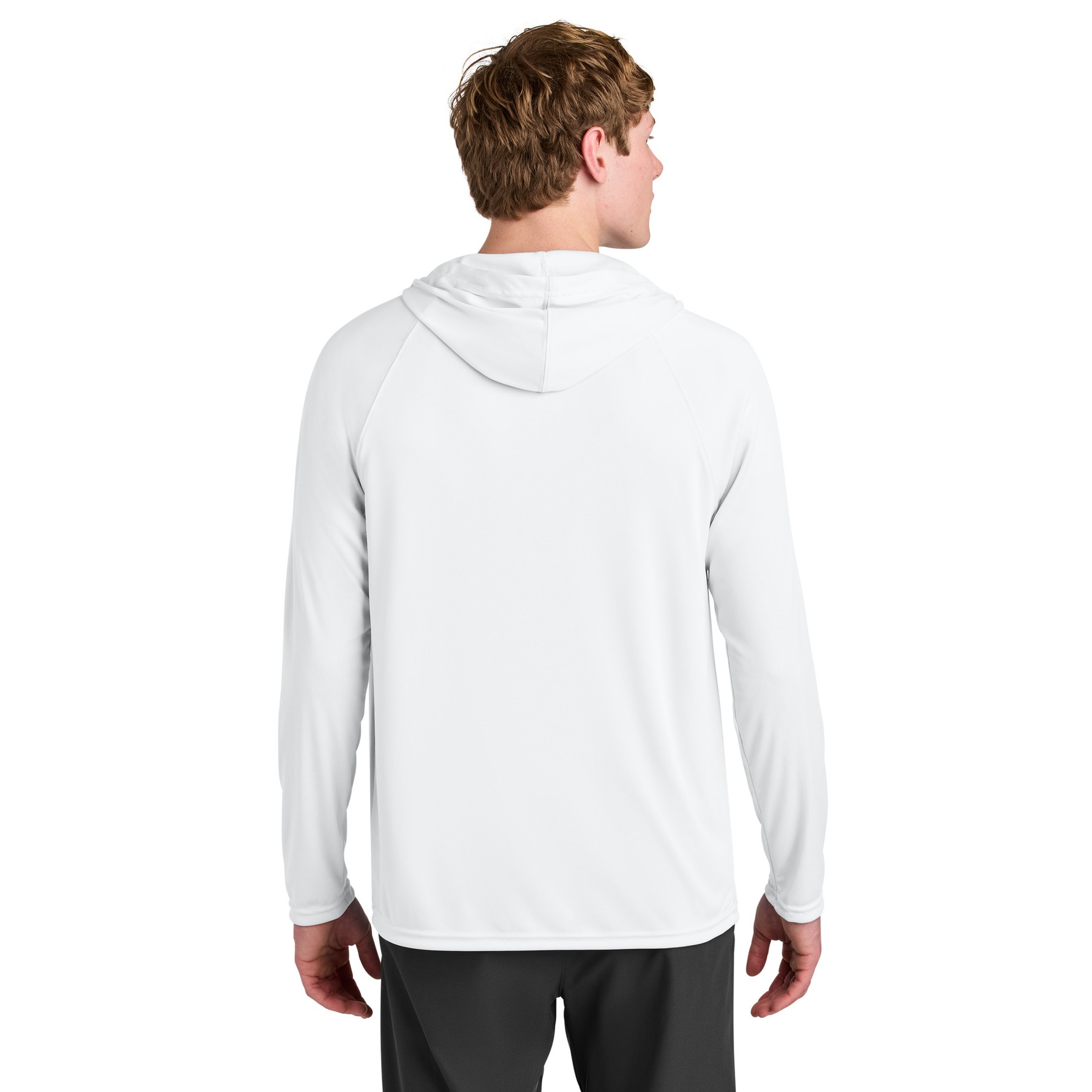 Cooling Performance Long Sleeve Hooded Tee - Thumbnail Image