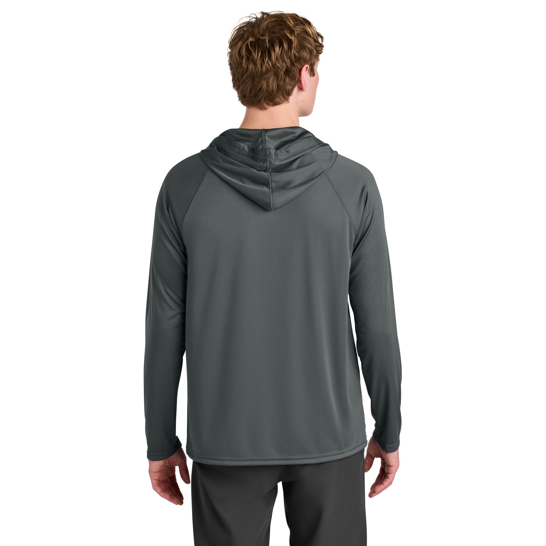 Cooling Performance Long Sleeve Hooded Tee - Thumbnail Image