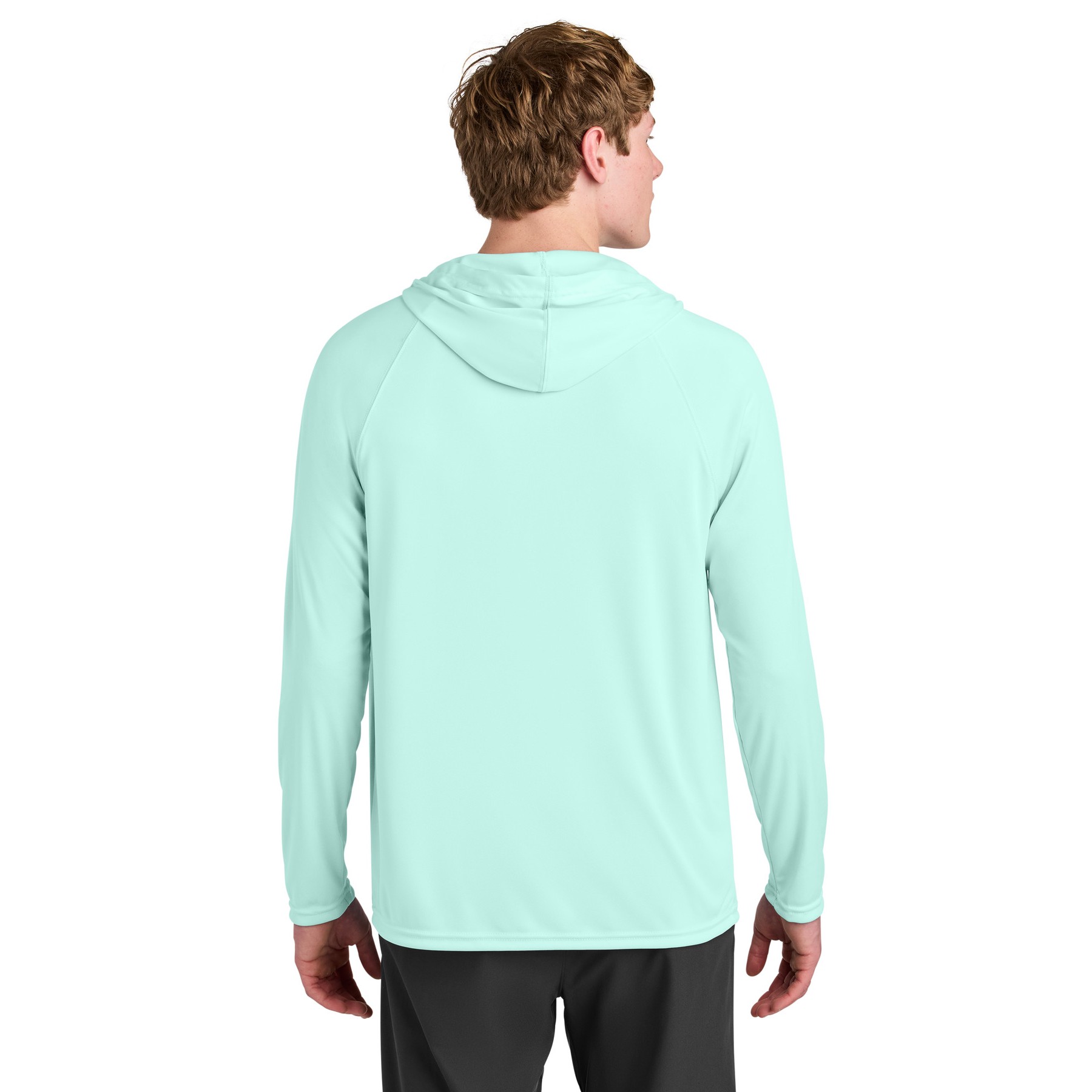 Cooling Performance Long Sleeve Hooded Tee - Thumbnail Image