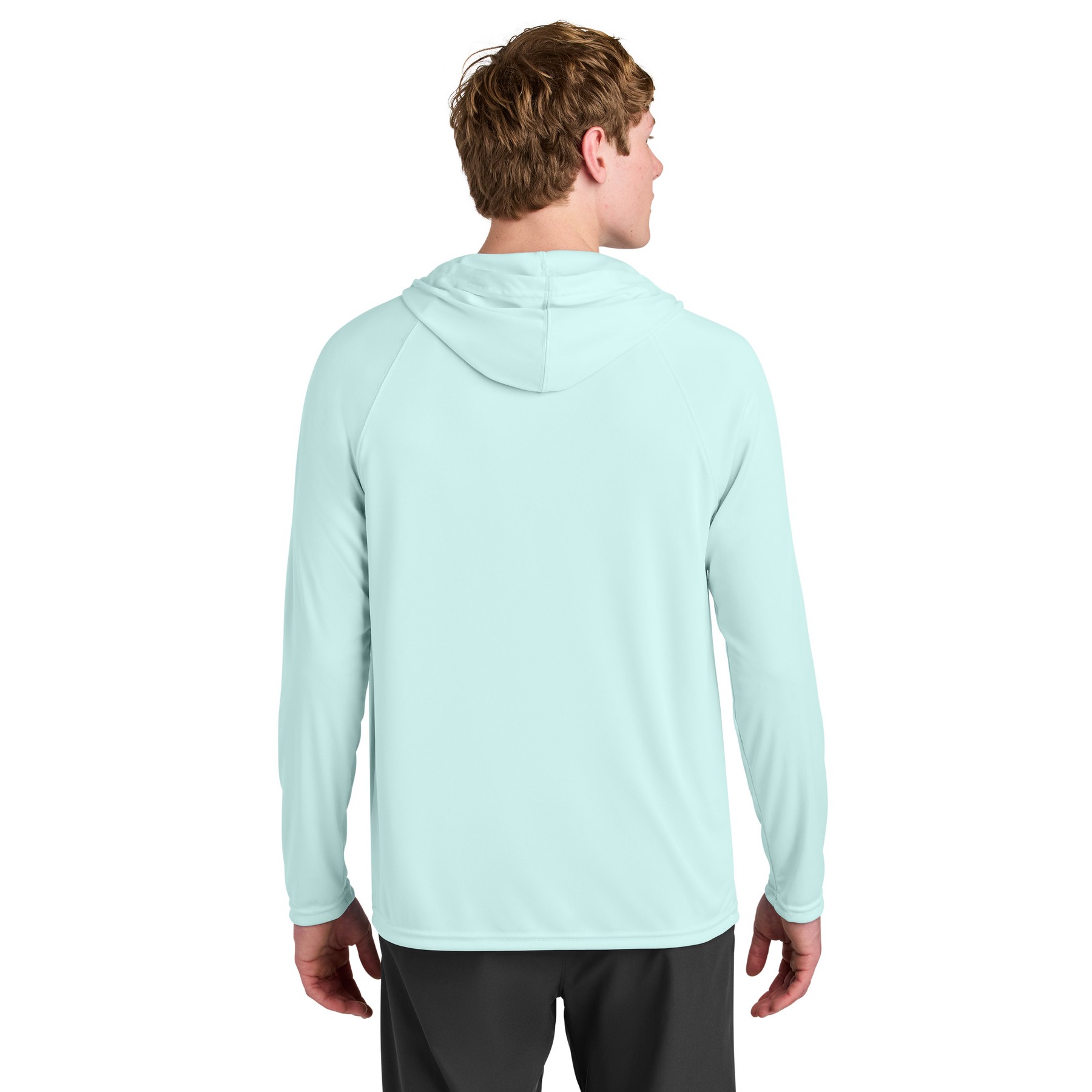 Cooling Performance Long Sleeve Hooded Tee - Thumbnail Image