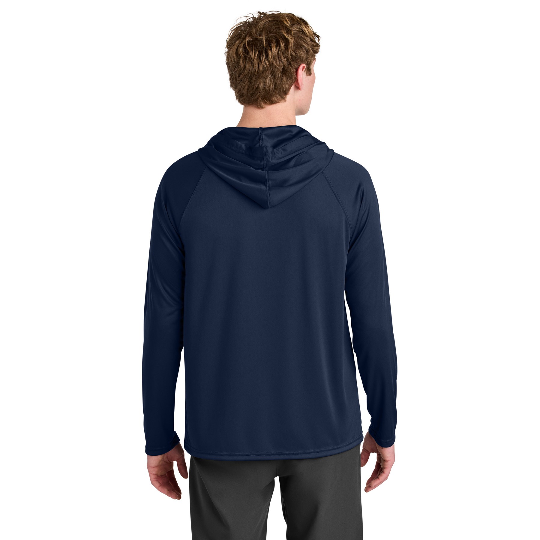 Cooling Performance Long Sleeve Hooded Tee - Thumbnail Image