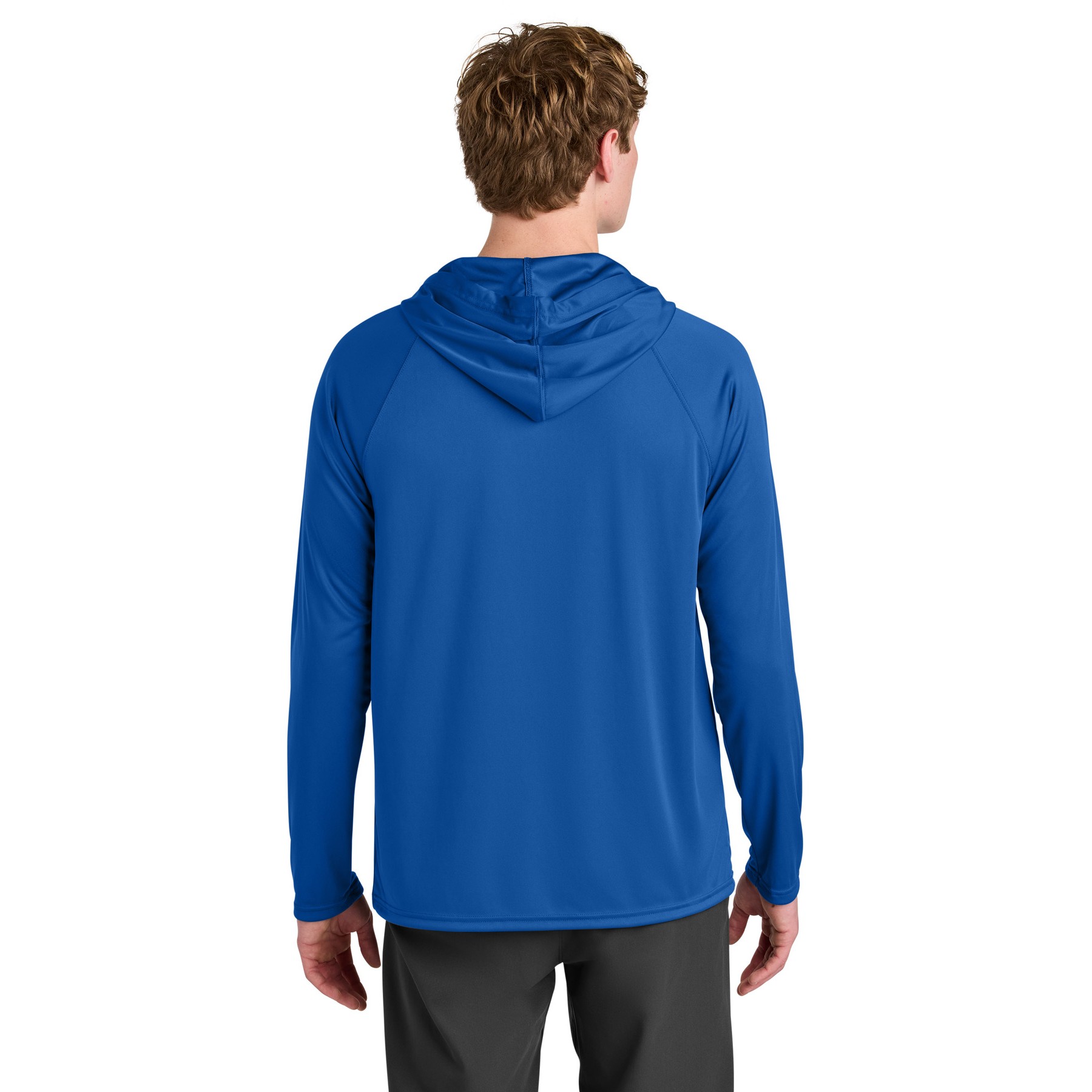 Cooling Performance Long Sleeve Hooded Tee - Thumbnail Image