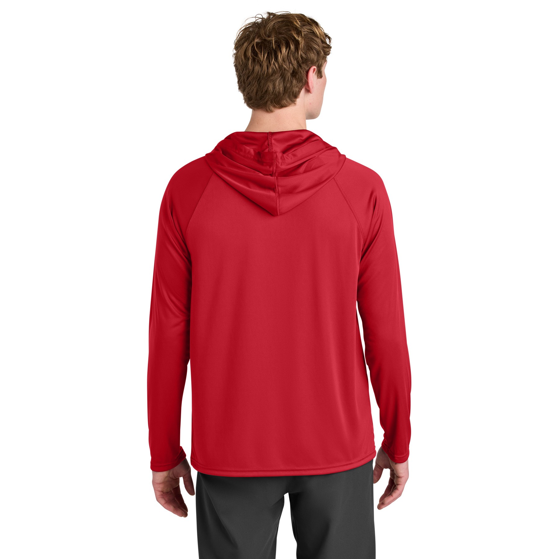Cooling Performance Long Sleeve Hooded Tee - Thumbnail Image