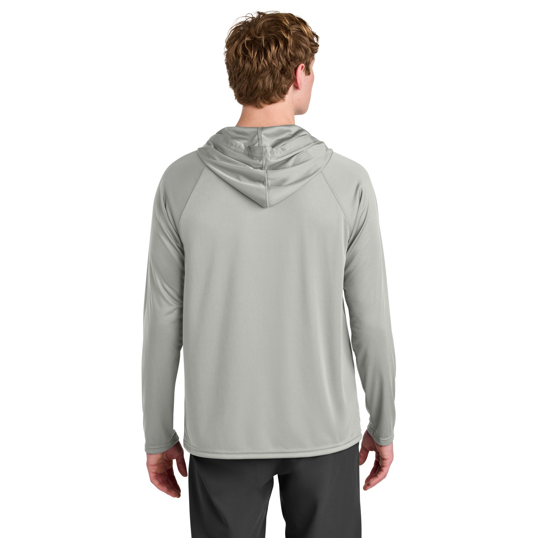 Cooling Performance Long Sleeve Hooded Tee - Thumbnail Image