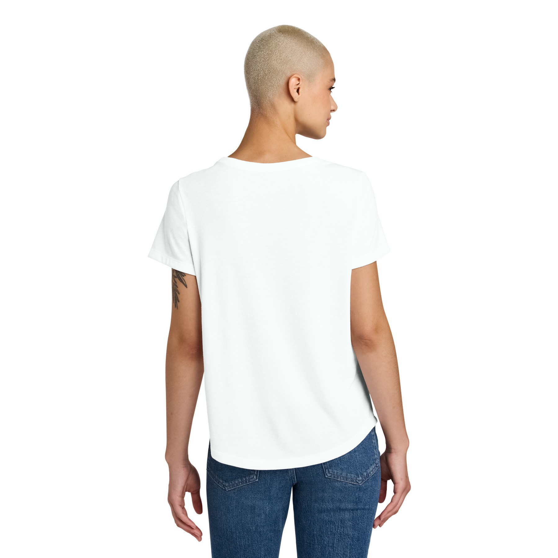Women's Relaxed Tri-Blend Scoop Neck Tee - Thumbnail Image