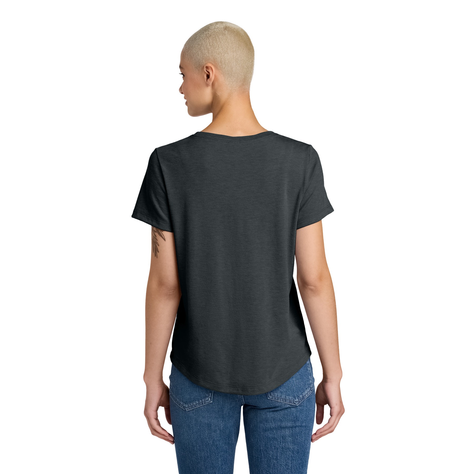 Women's Relaxed Tri-Blend Scoop Neck Tee - Thumbnail Image