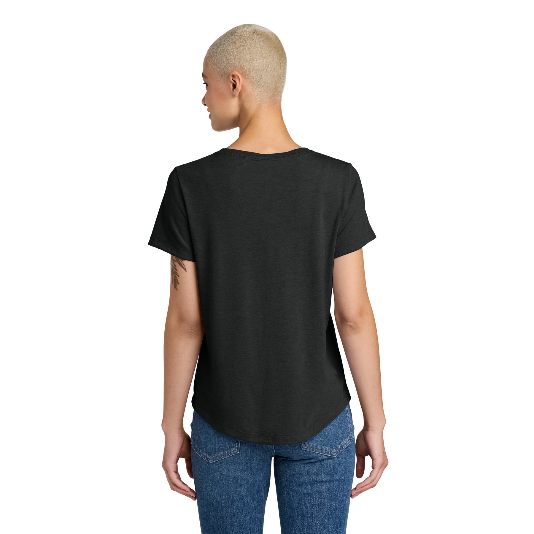 Women's Relaxed Tri-Blend Scoop Neck Tee - Thumbnail Image