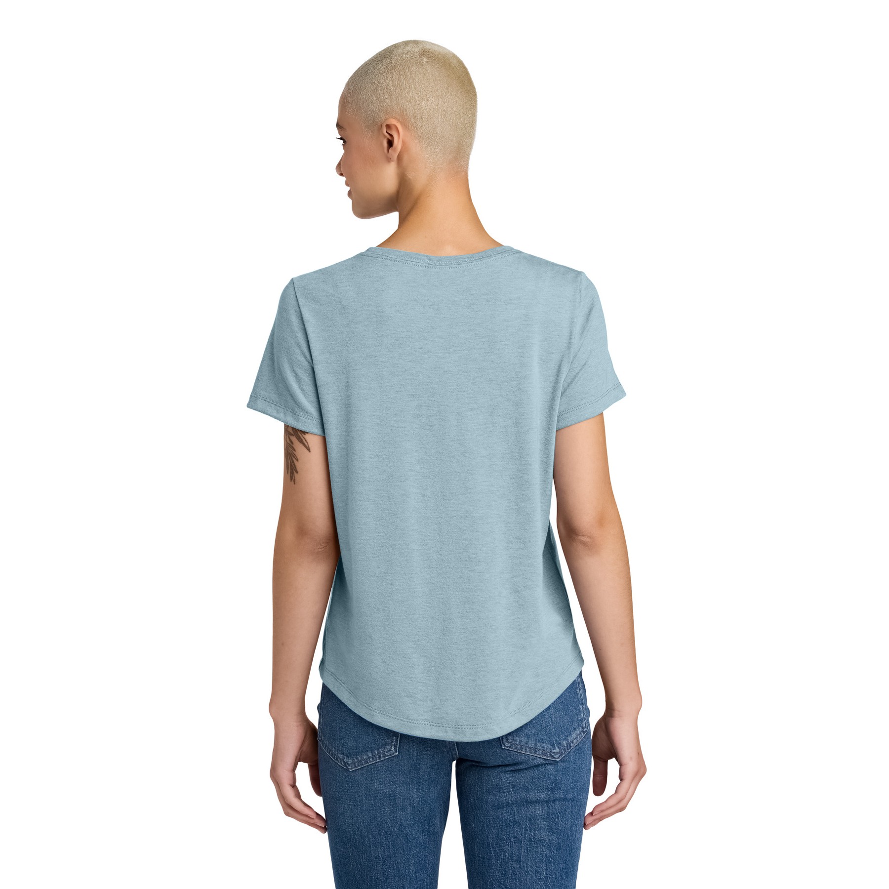Women's Relaxed Tri-Blend Scoop Neck Tee - Thumbnail Image