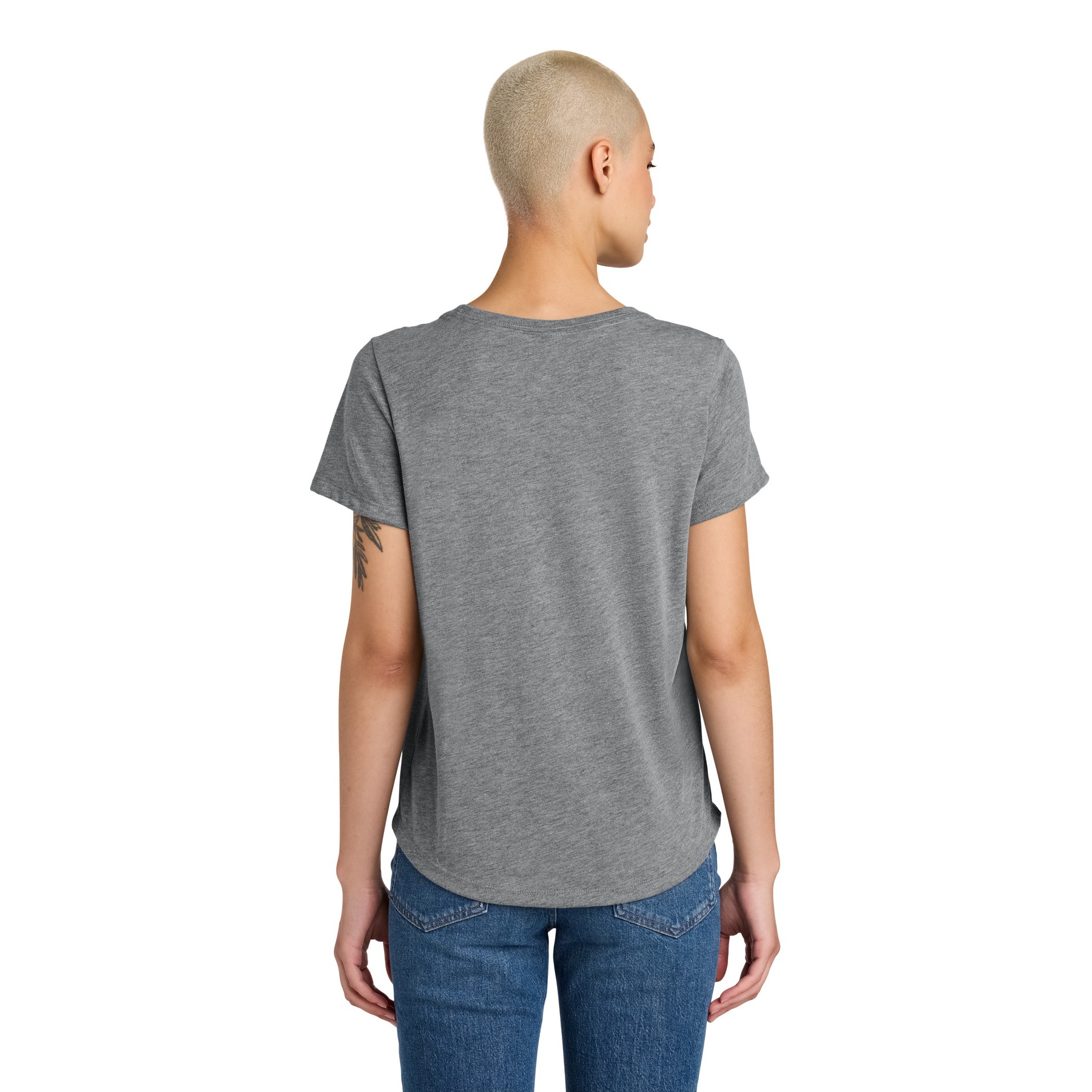 Women's Relaxed Tri-Blend Scoop Neck Tee - Thumbnail Image