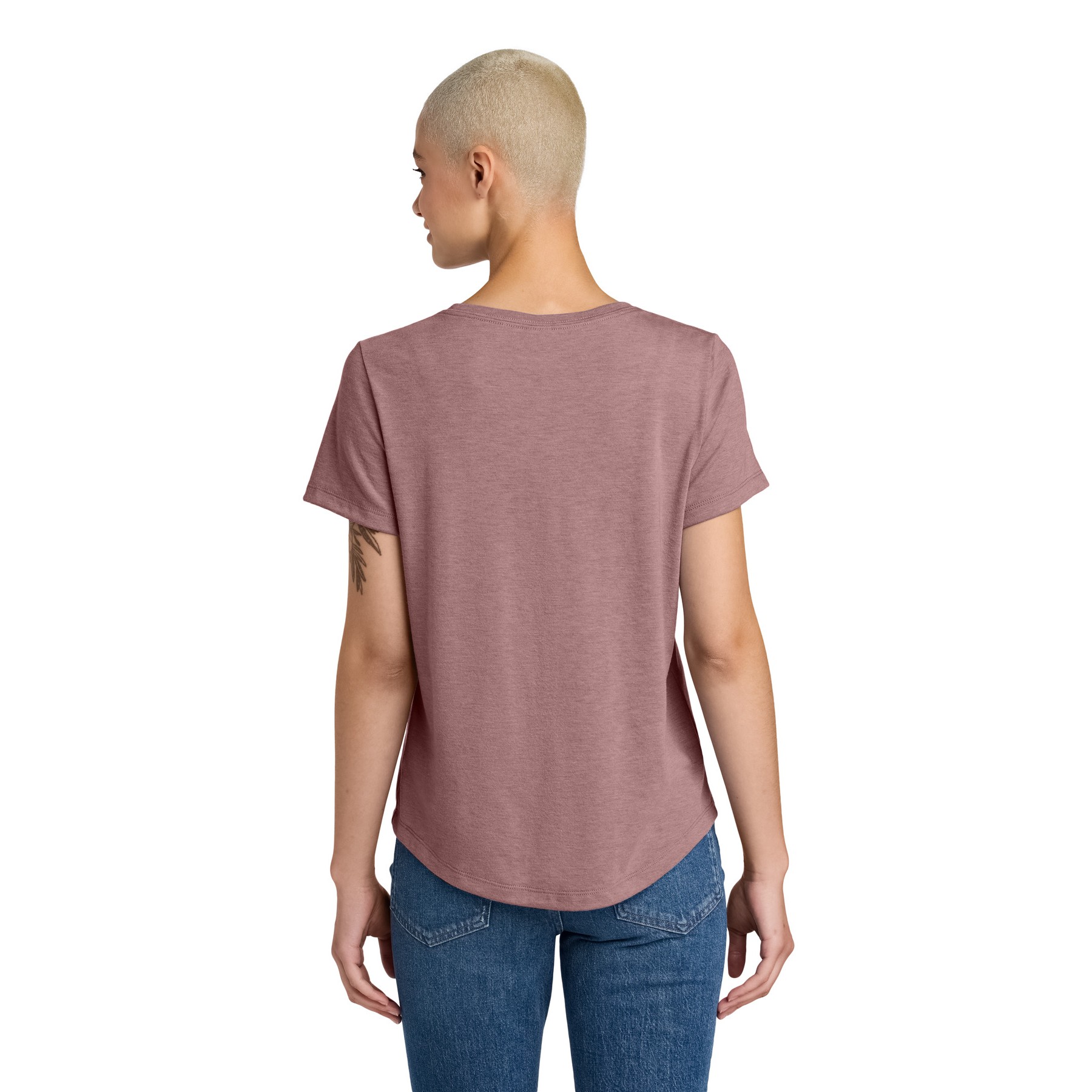 Women's Relaxed Tri-Blend Scoop Neck Tee - Thumbnail Image