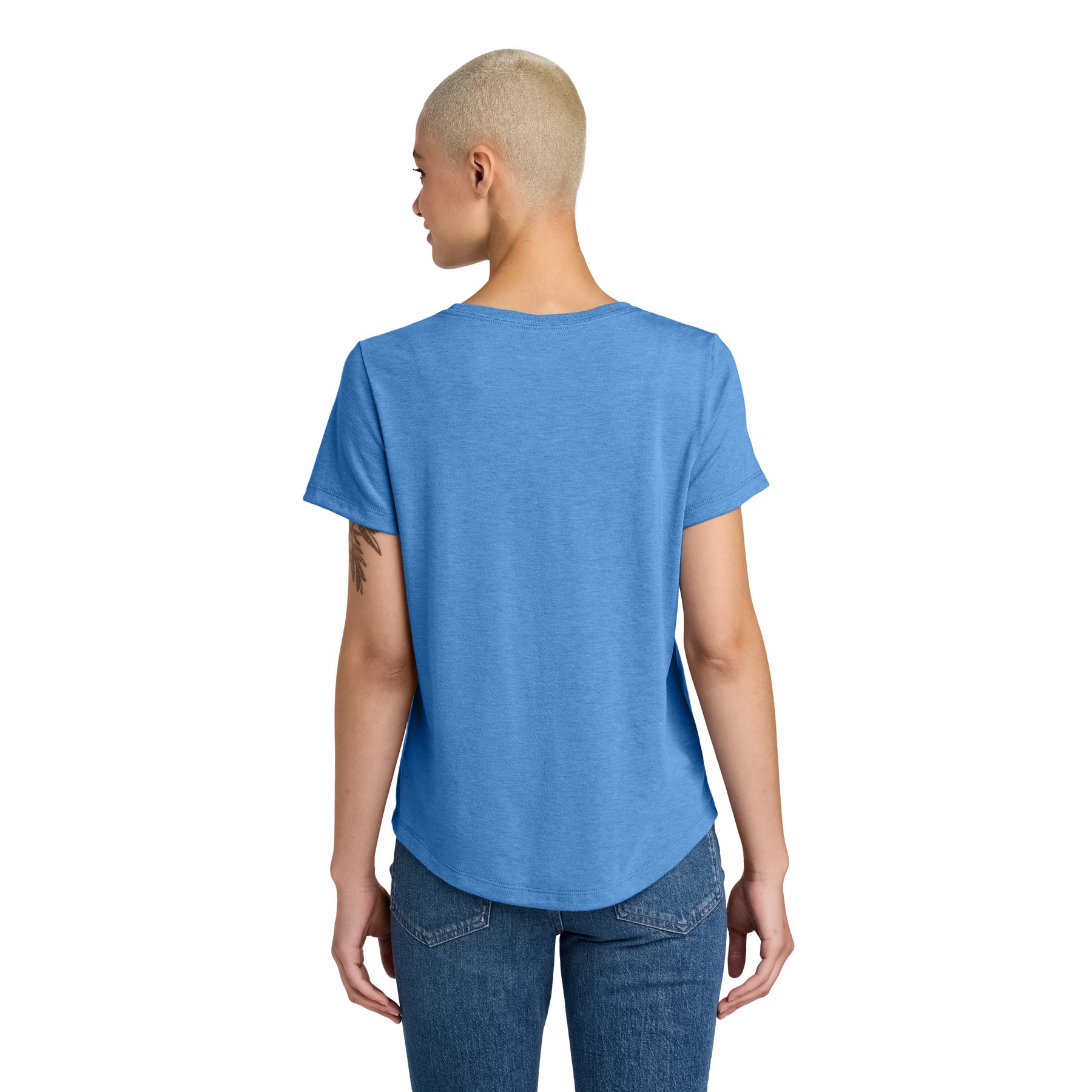 Women's Relaxed Tri-Blend Scoop Neck Tee - Thumbnail Image
