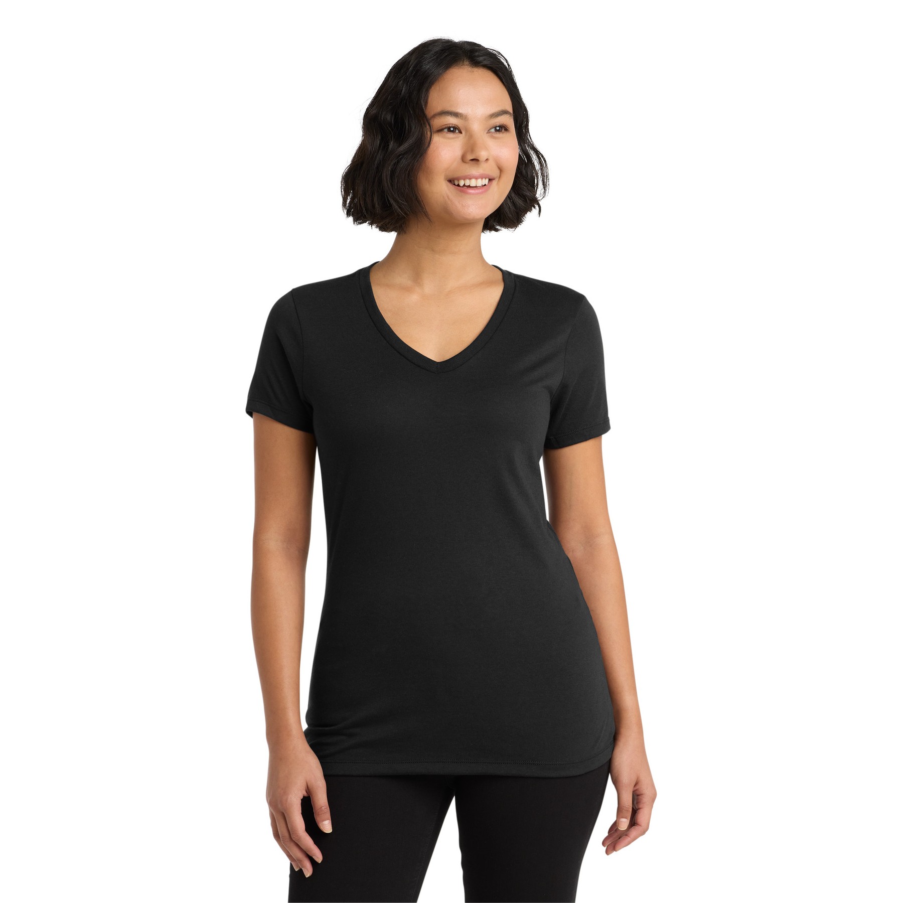 Women's Tri-Blend V-Neck Tee - Thumbnail Image