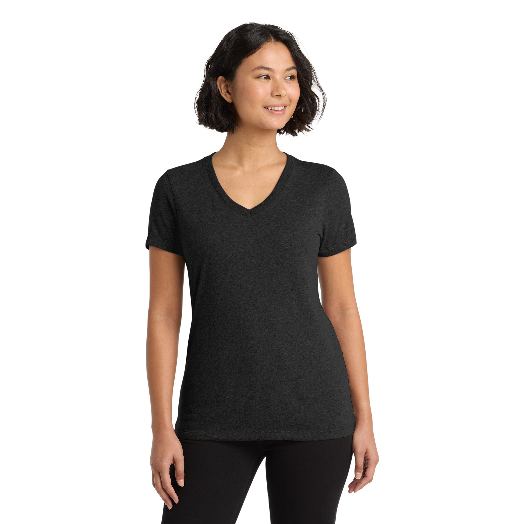 Women's Tri-Blend V-Neck Tee - Thumbnail Image