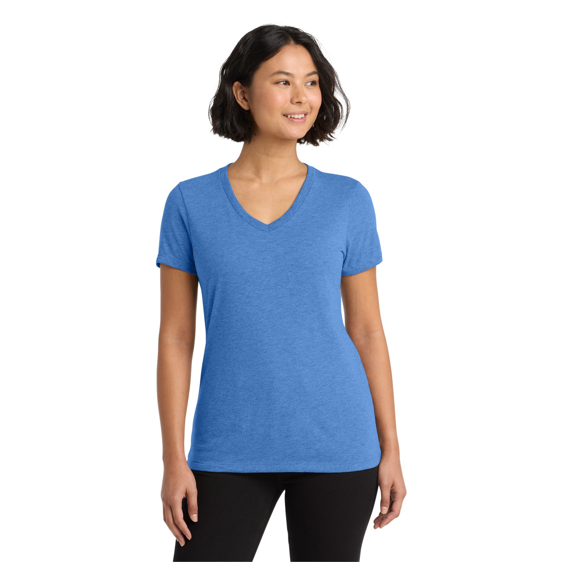 Women's Tri-Blend V-Neck Tee - Thumbnail Image