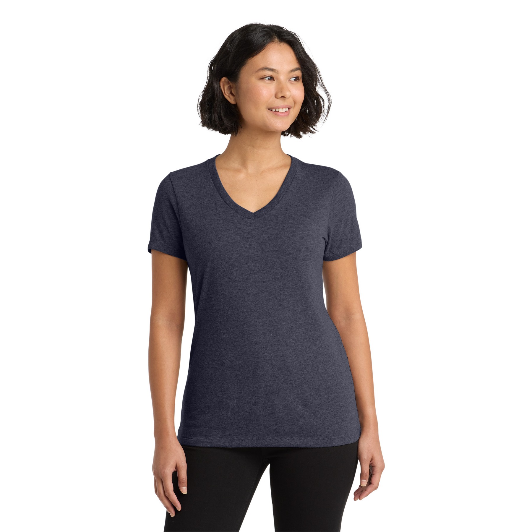 Women's Tri-Blend V-Neck Tee - Thumbnail Image