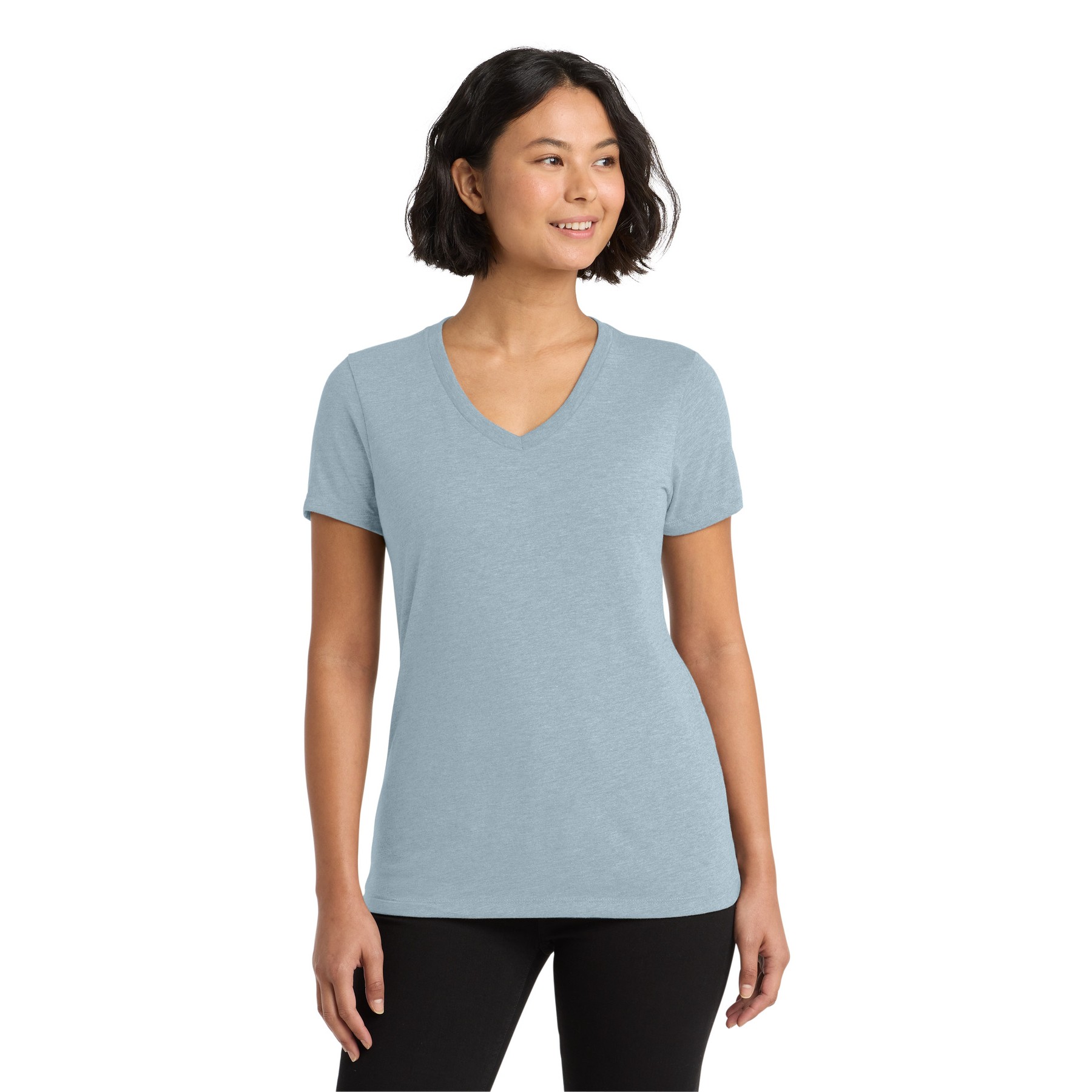 Women's Tri-Blend V-Neck Tee - Thumbnail Image