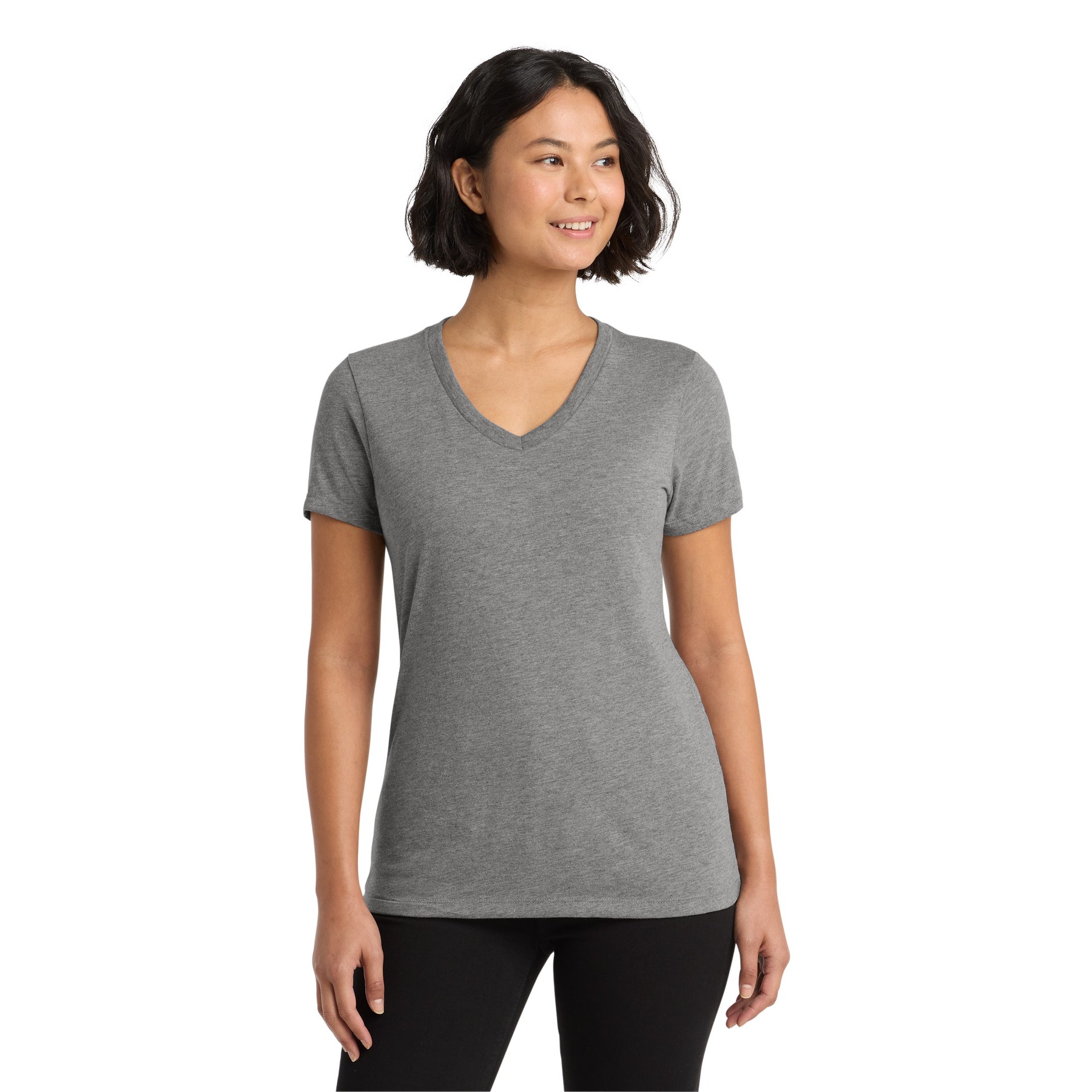 Women's Tri-Blend V-Neck Tee - Thumbnail Image