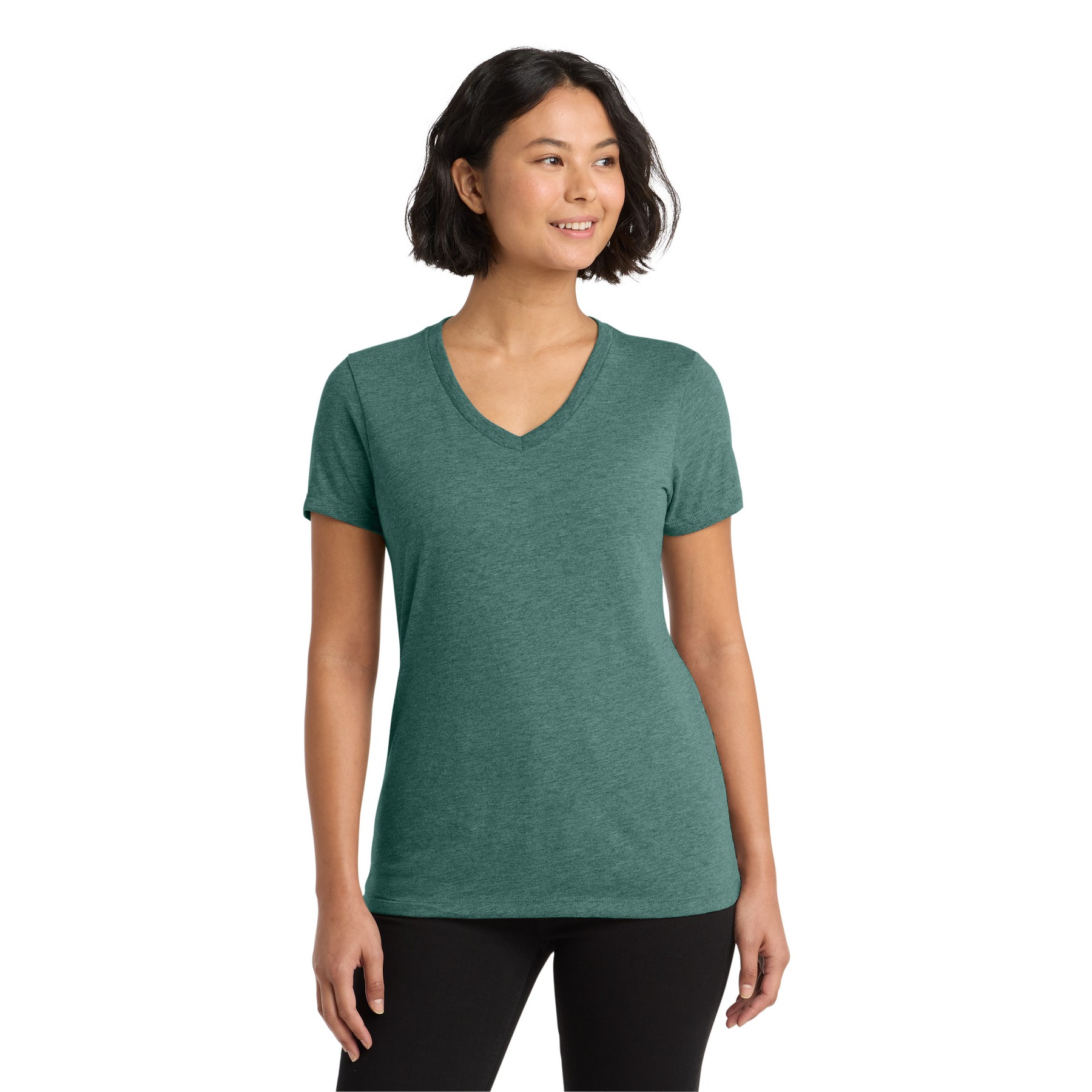 Women's Tri-Blend V-Neck Tee - Thumbnail Image