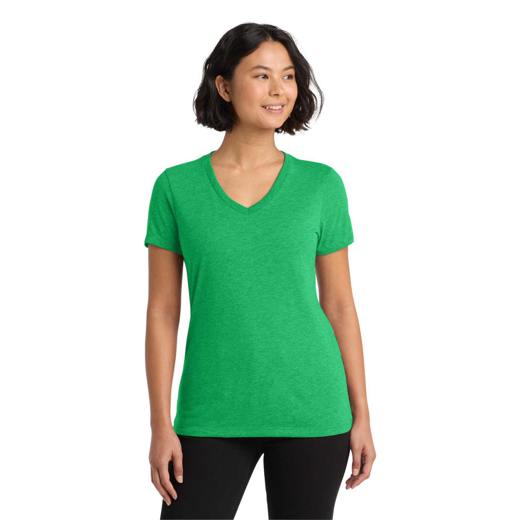 Women's Tri-Blend V-Neck Tee - Thumbnail Image