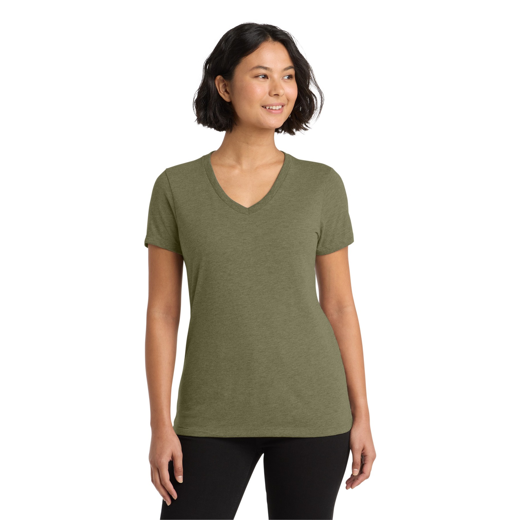 Women's Tri-Blend V-Neck Tee - Thumbnail Image