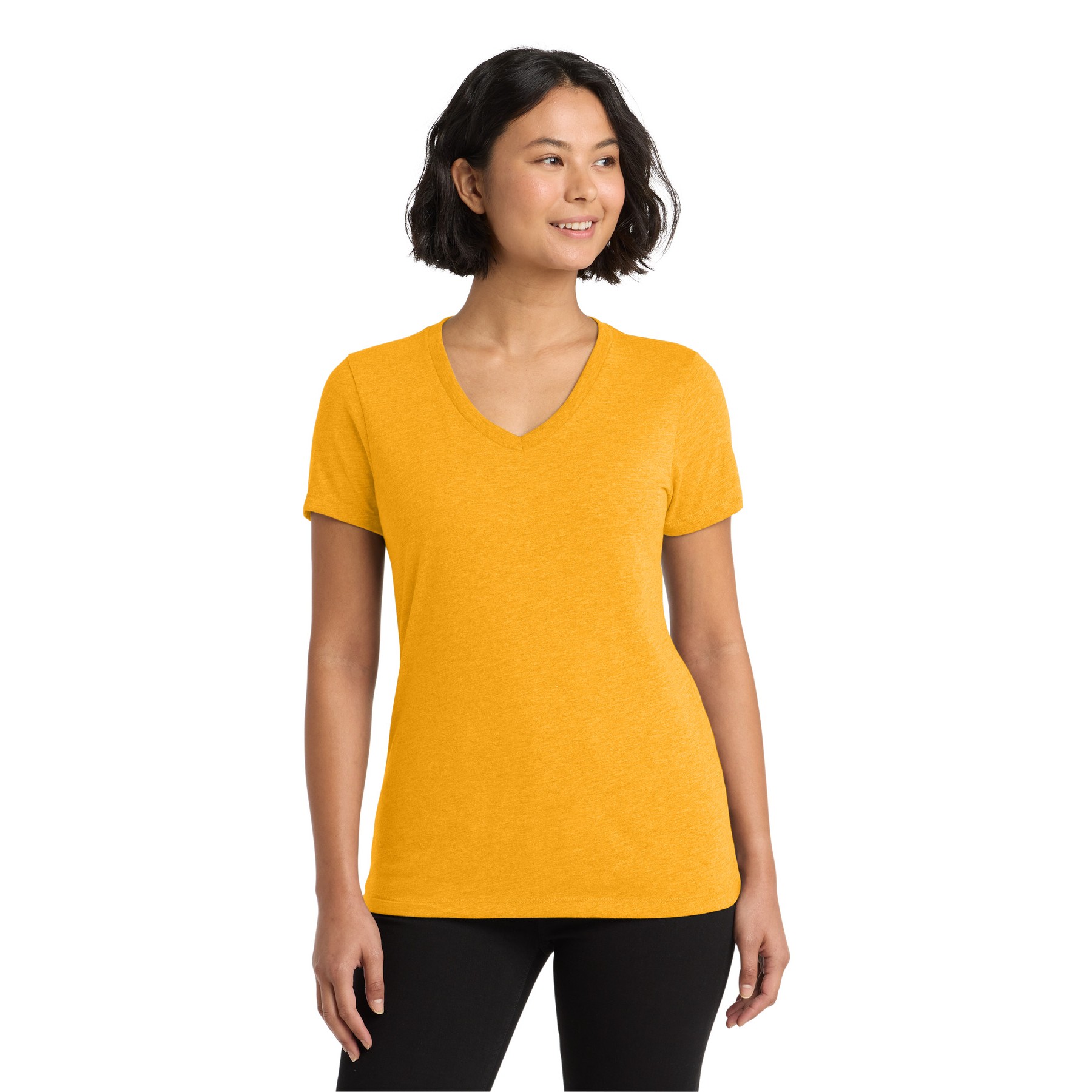 Women's Tri-Blend V-Neck Tee - Thumbnail Image