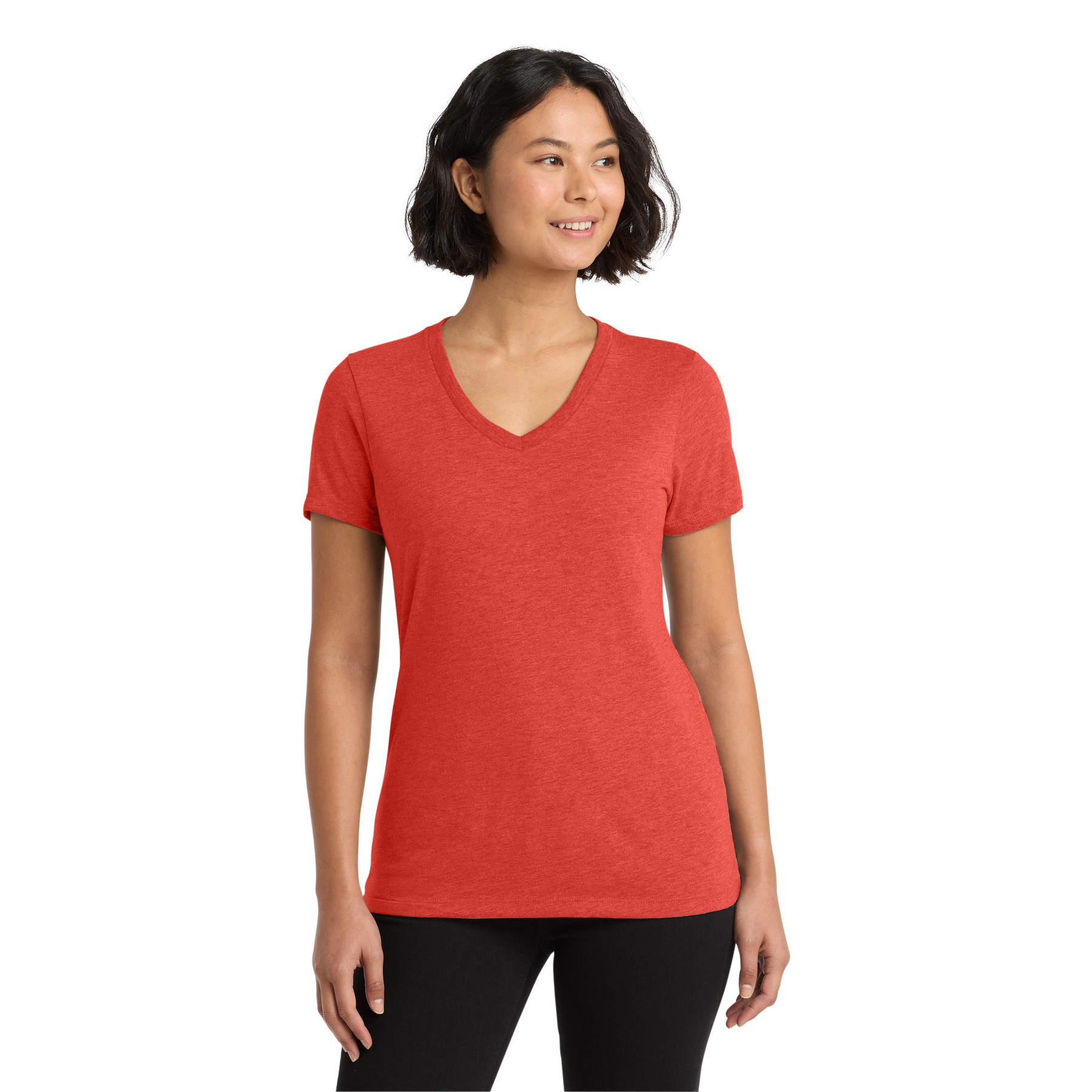 Women's Tri-Blend V-Neck Tee - Thumbnail Image