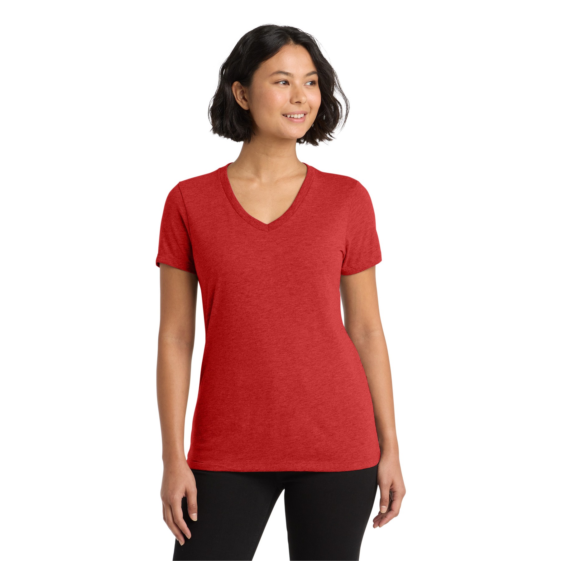 Women's Tri-Blend V-Neck Tee - Thumbnail Image