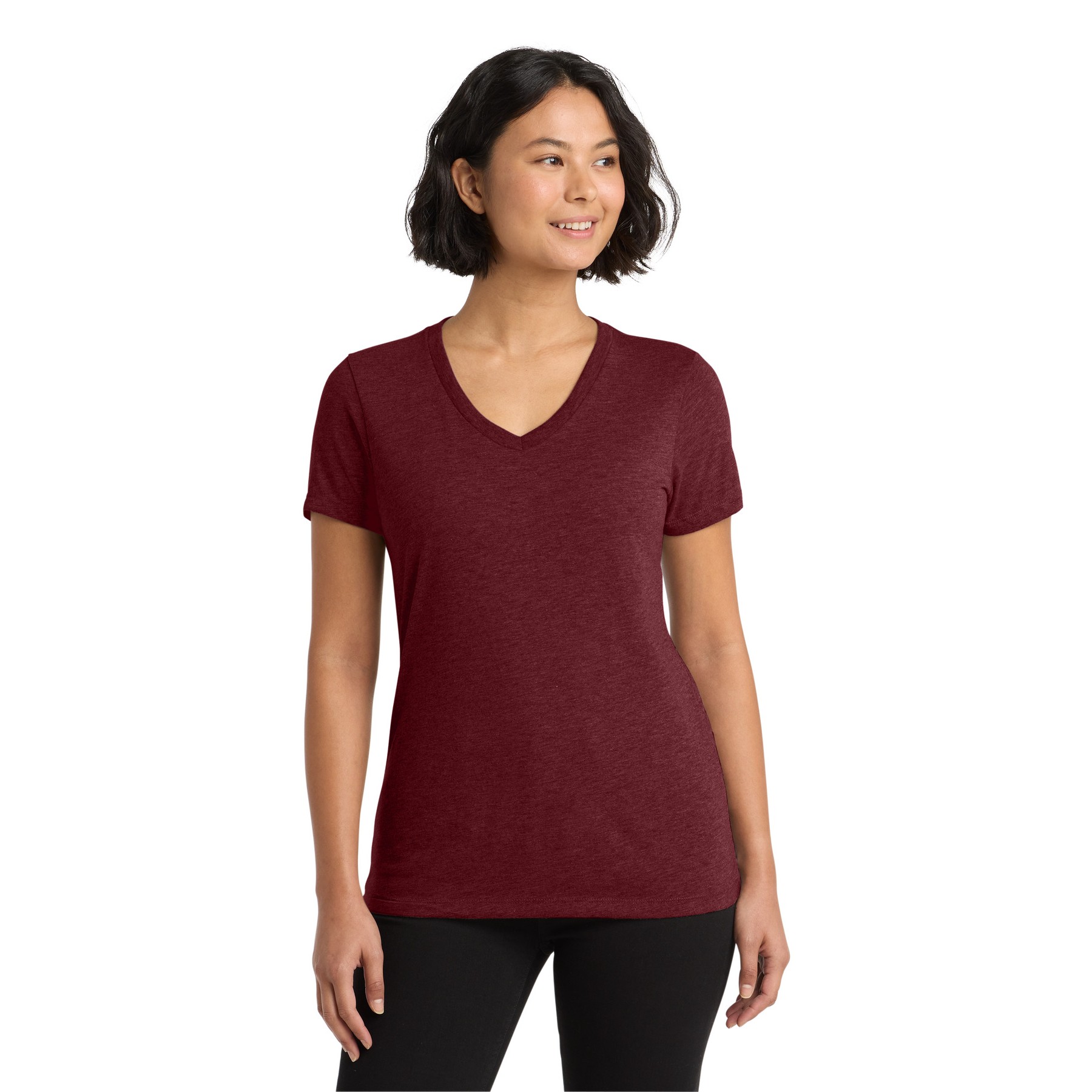 Women's Tri-Blend V-Neck Tee - Thumbnail Image