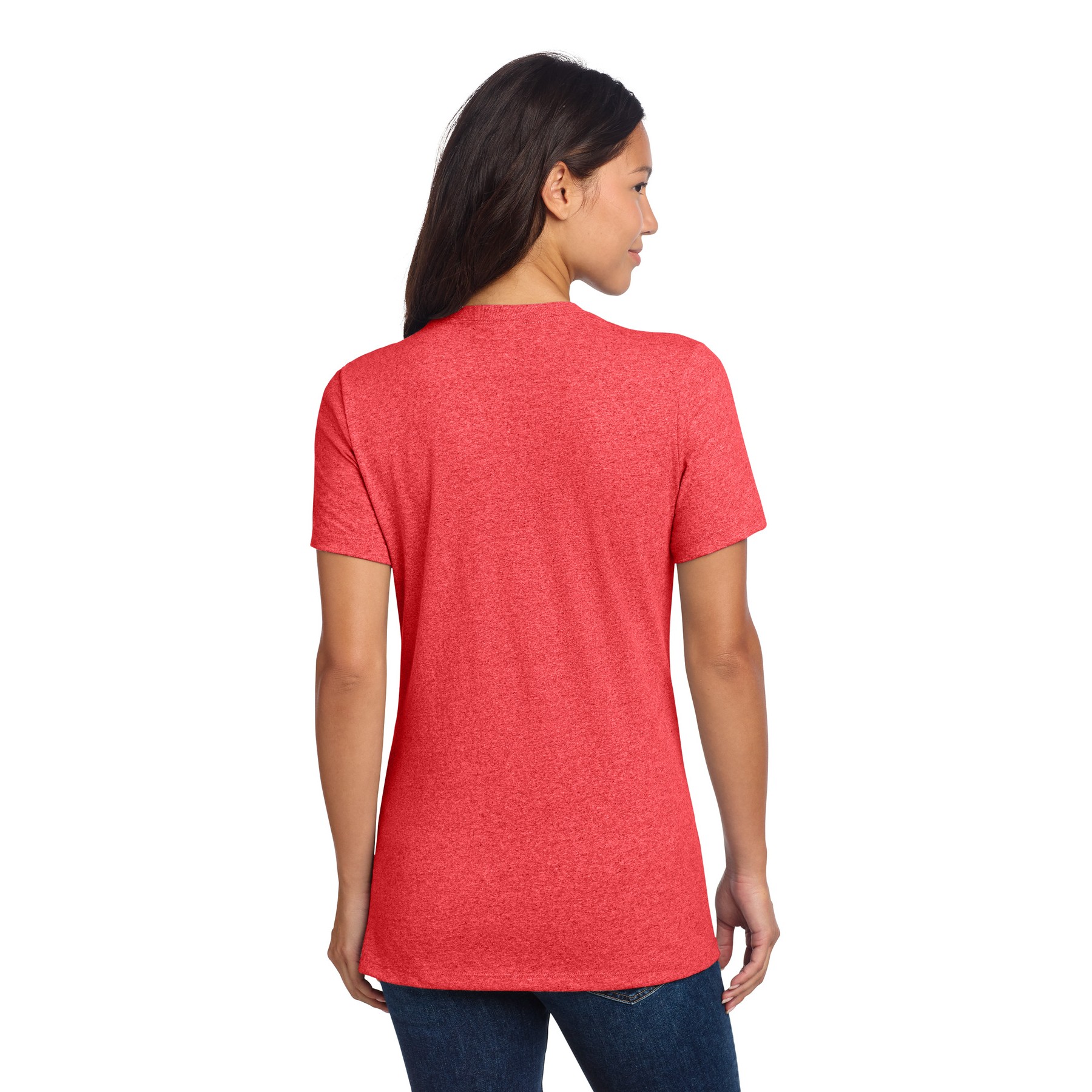 Women's Recycled Blend V-Neck Tee - Thumbnail Image